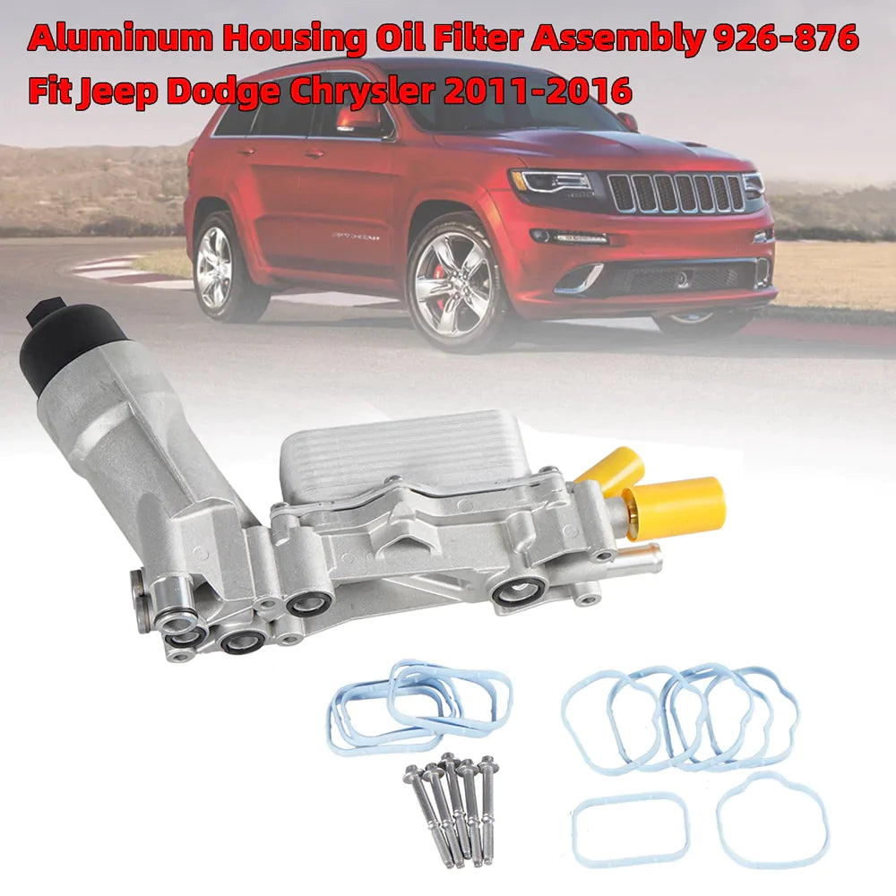 2011-2016 Chrysler 200/Town & Country Conjunto de filtro de aceite con carcasa de aluminio 926-876 5184304AE 68105583AF 5184294AE
