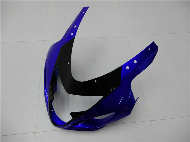 Amotopart Plastic Injectie Kuip Kit Blauw Zwart Fit Voor Suzuki GSXR600/750 2004-2005 Generiek
