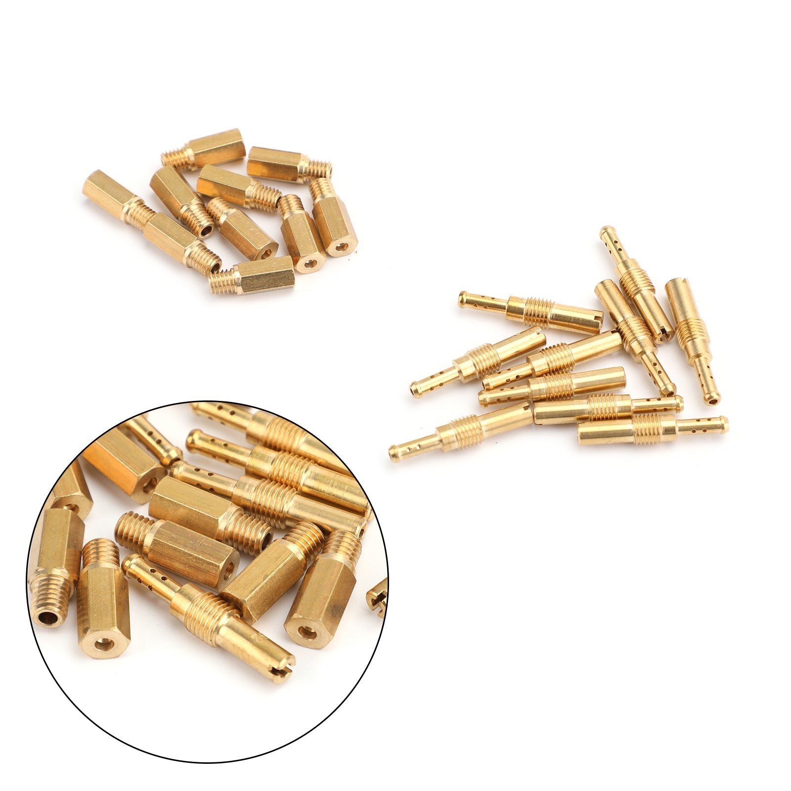 20-osainen kaasuttimen pääsuihkusarja ja Slow Pilot Jet Tool yleinen 20-osainen sarja