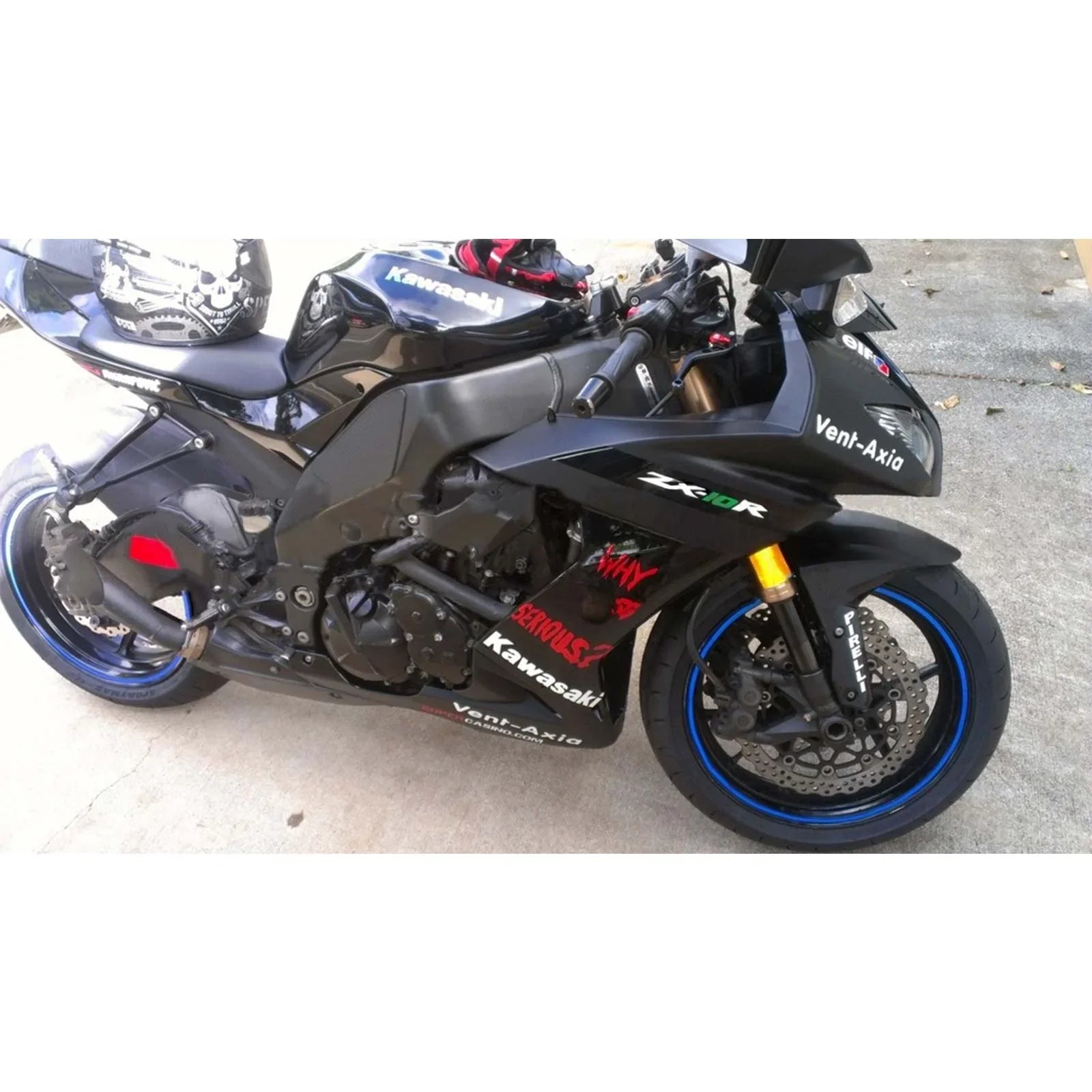 Kit carena Amotopart per Kawasaki ZX10R 2008-2010 Generico