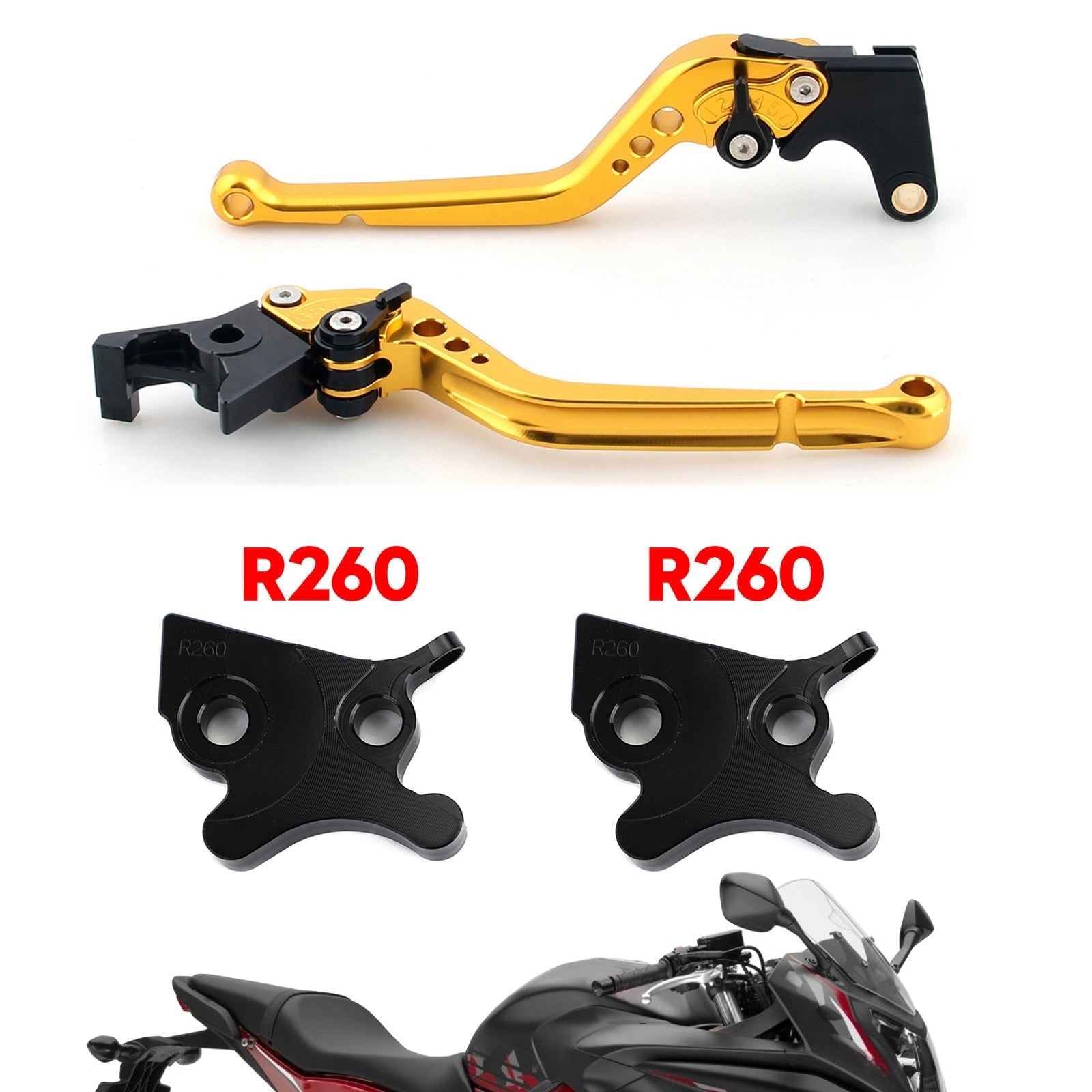 Motocikel dolga ročica zavorne ročice, primerna za Vespa GTS 300 Super Generic