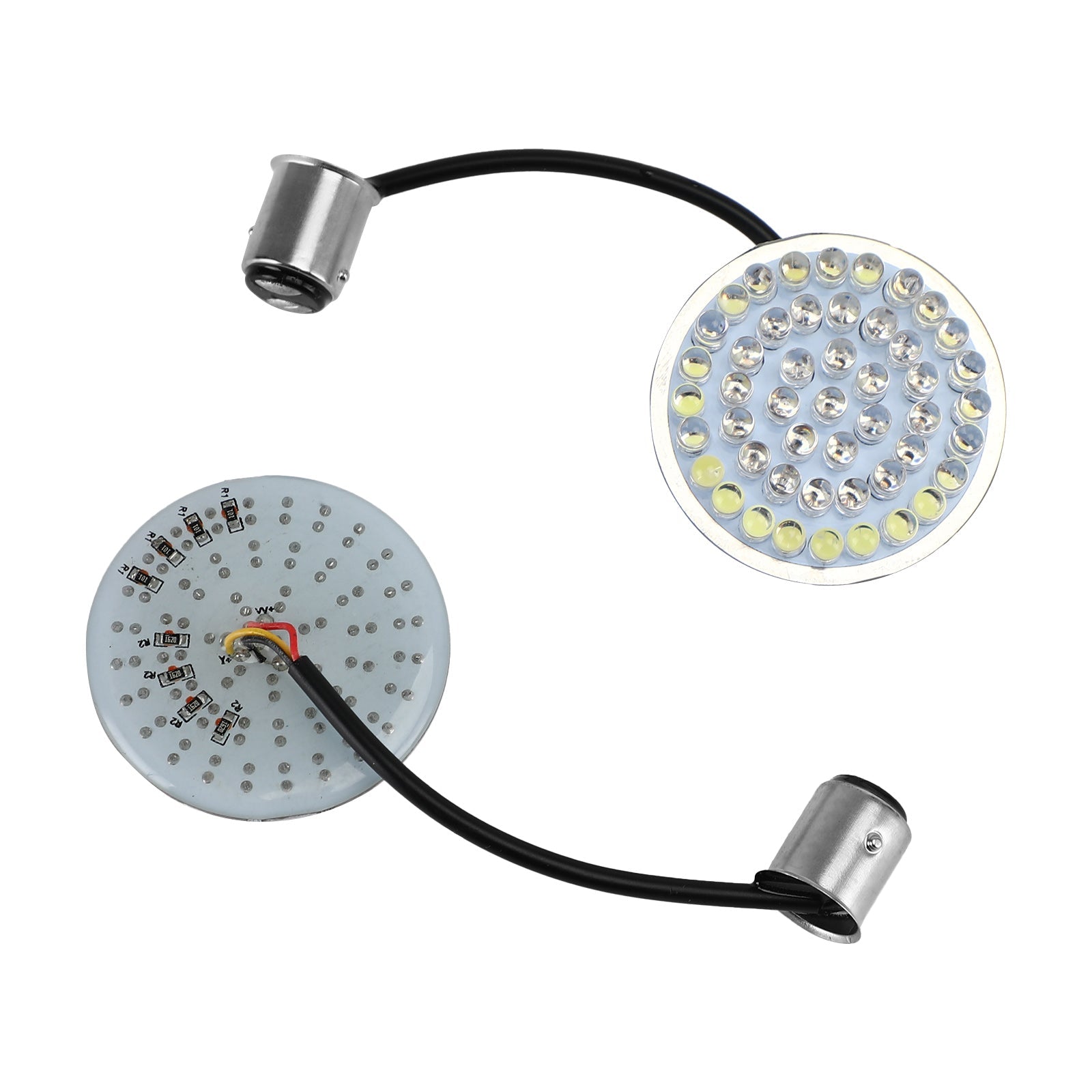 2 stuks 1157 LED-knipperlichten voor Dyna Softail Street Glide Road King Generiek