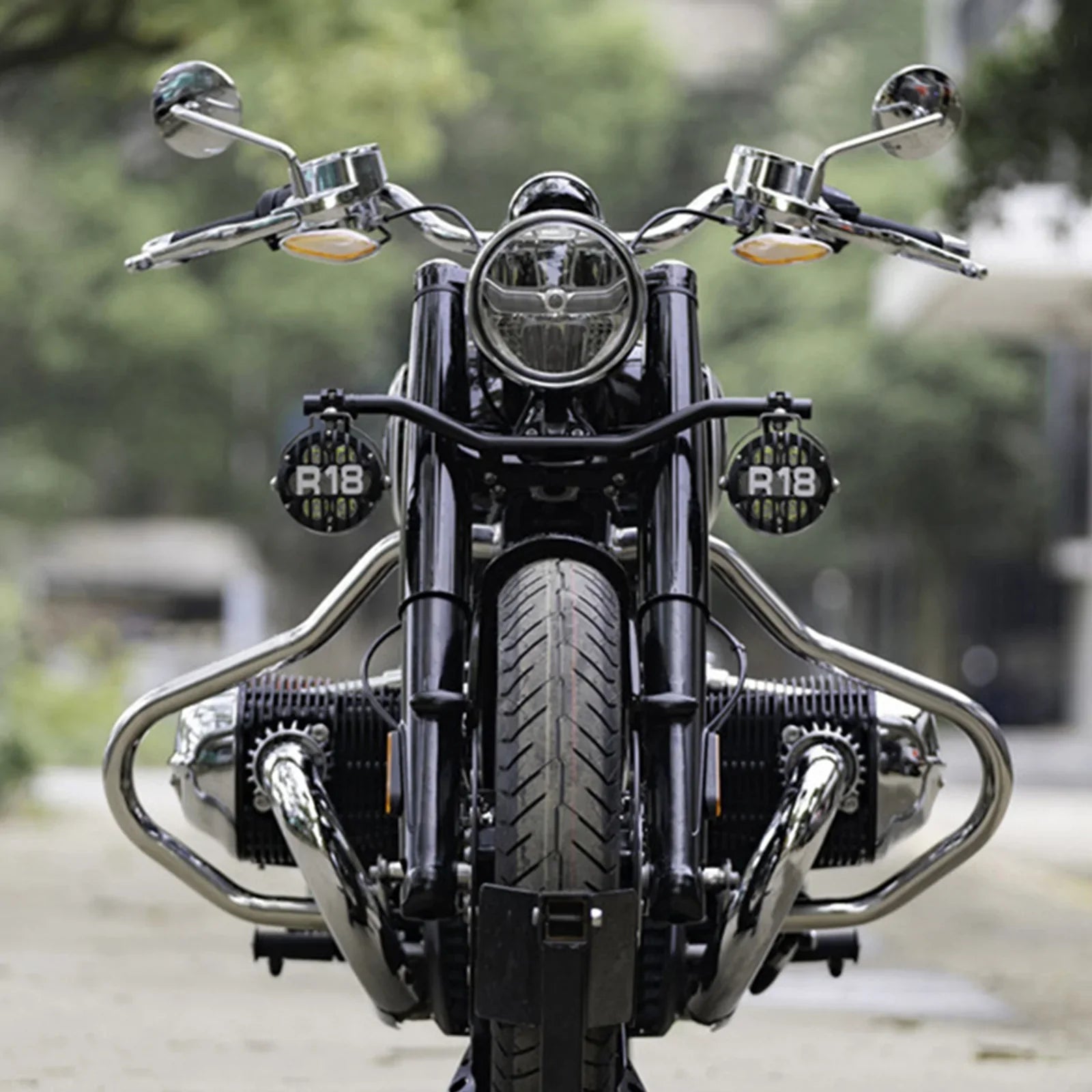 20-21 BMW R18 Classic Strażnik Strażowy Ramka przeciwpoślizgowa Ochracją Ogólne