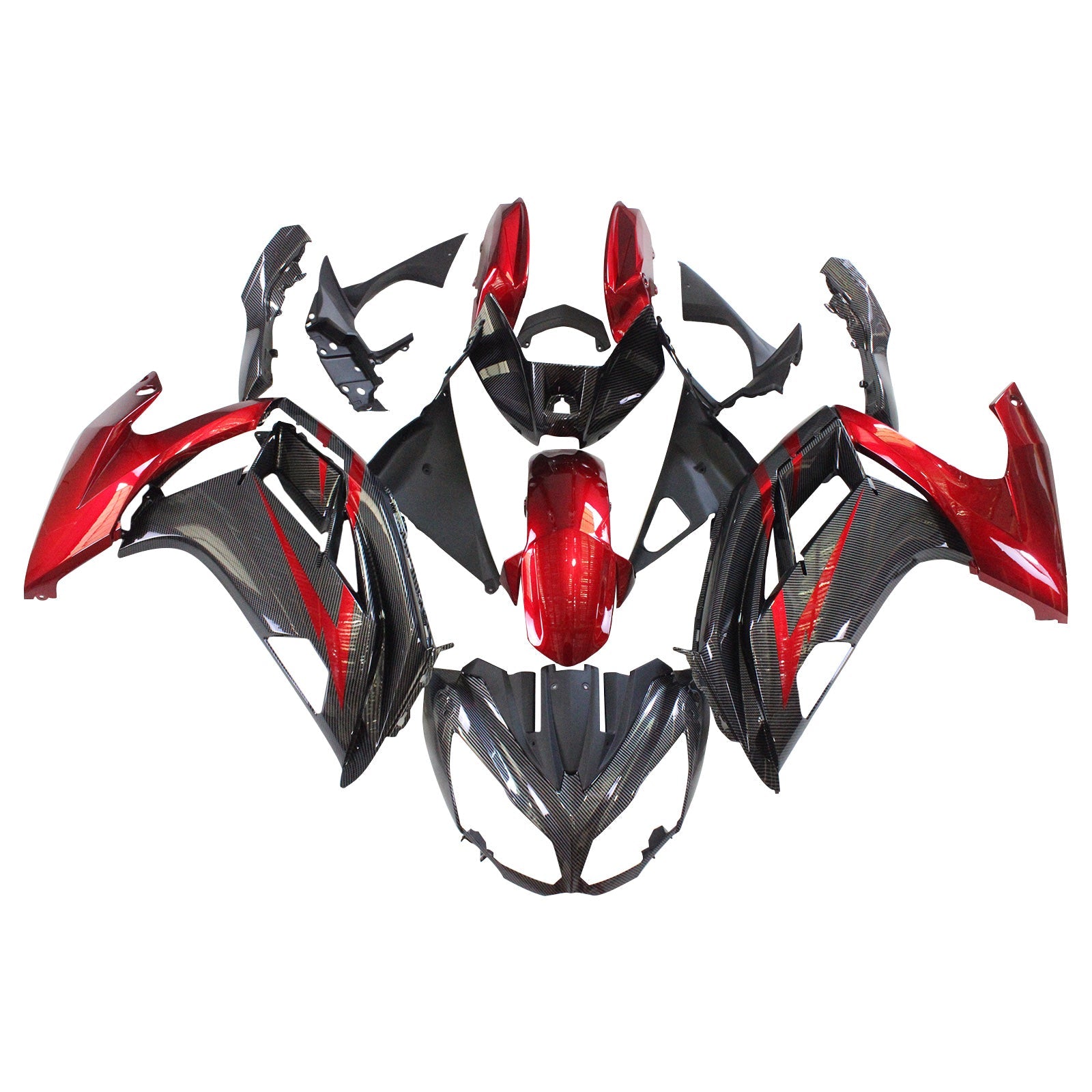 Amotopart Kuipset Kawasaki ER6F Ninja650 2012-2016 ABS Kunststof Carrosserie
