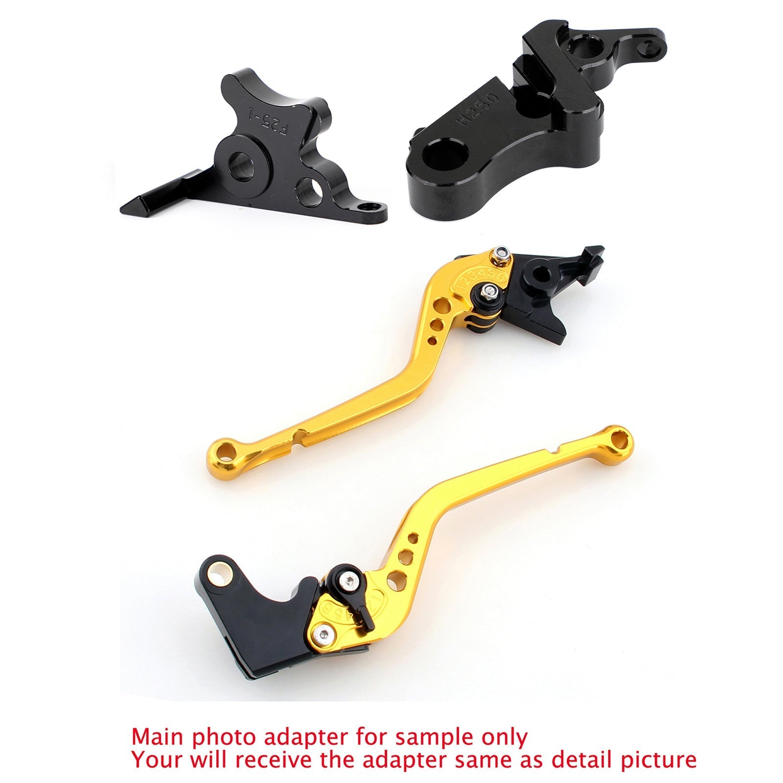 Palanca larga de freno de embrague para Honda CBR500R/CB500F/X 19-21 CBR300R 19-21 Genérico