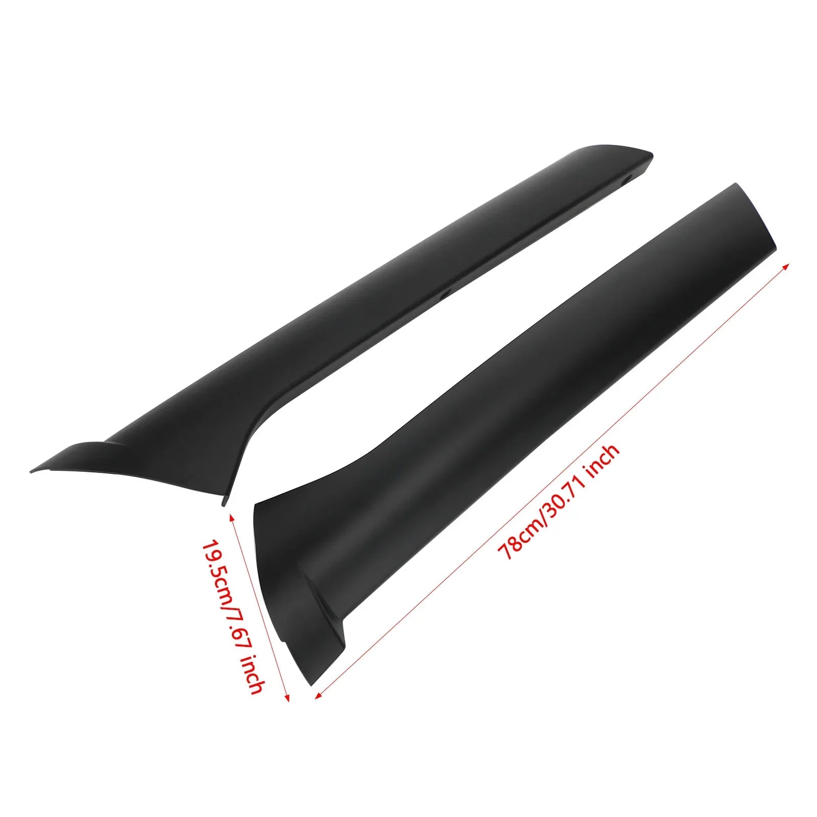 Land Rover Discovery 2 1999-2004 Coppia modanature montanti parabrezza + rivetti