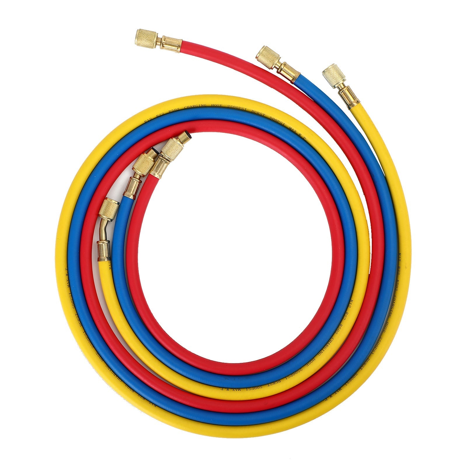 1/4" SAE 60" 5' Cevi za polnjenje klimatske naprave Cev za hladilno sredstvo R134A Klimatska naprava