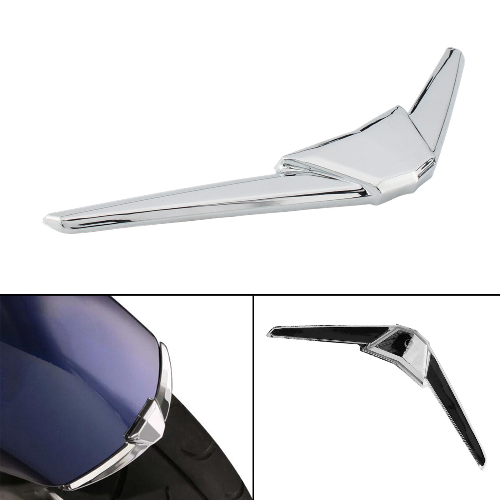 Chrome achterspatbordbekleding Accent Shell voor Honda Goldwing GL1800 1800 2018-2021 Generiek