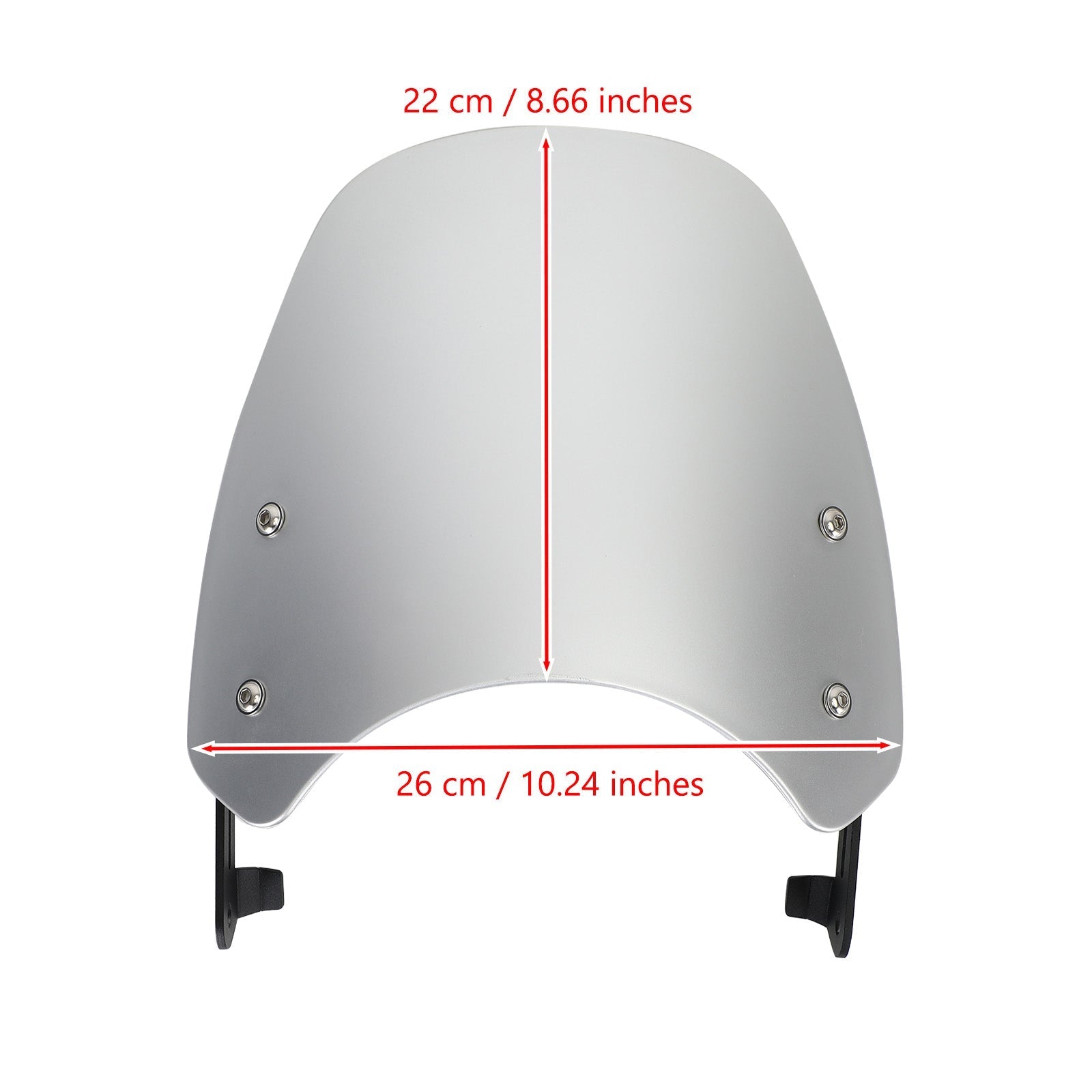 Parabrezza motociclistico ABS per la velocità trionfo gemello 1200 2019-2021 generico