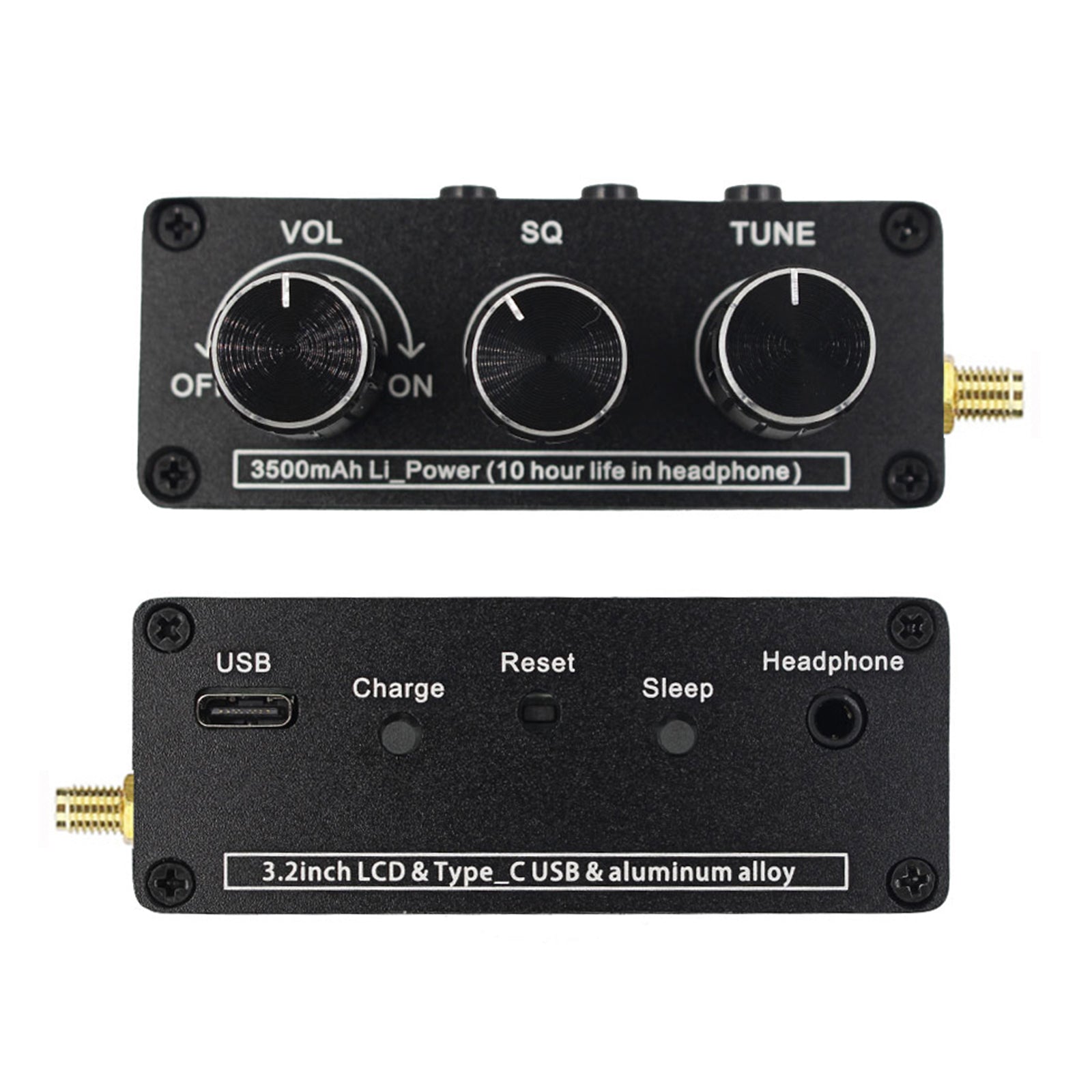 Pantalla LCD de 3,2" EF6686 Radio digital DSP de alto rendimiento 144-27000 KHz SW/MW/LW