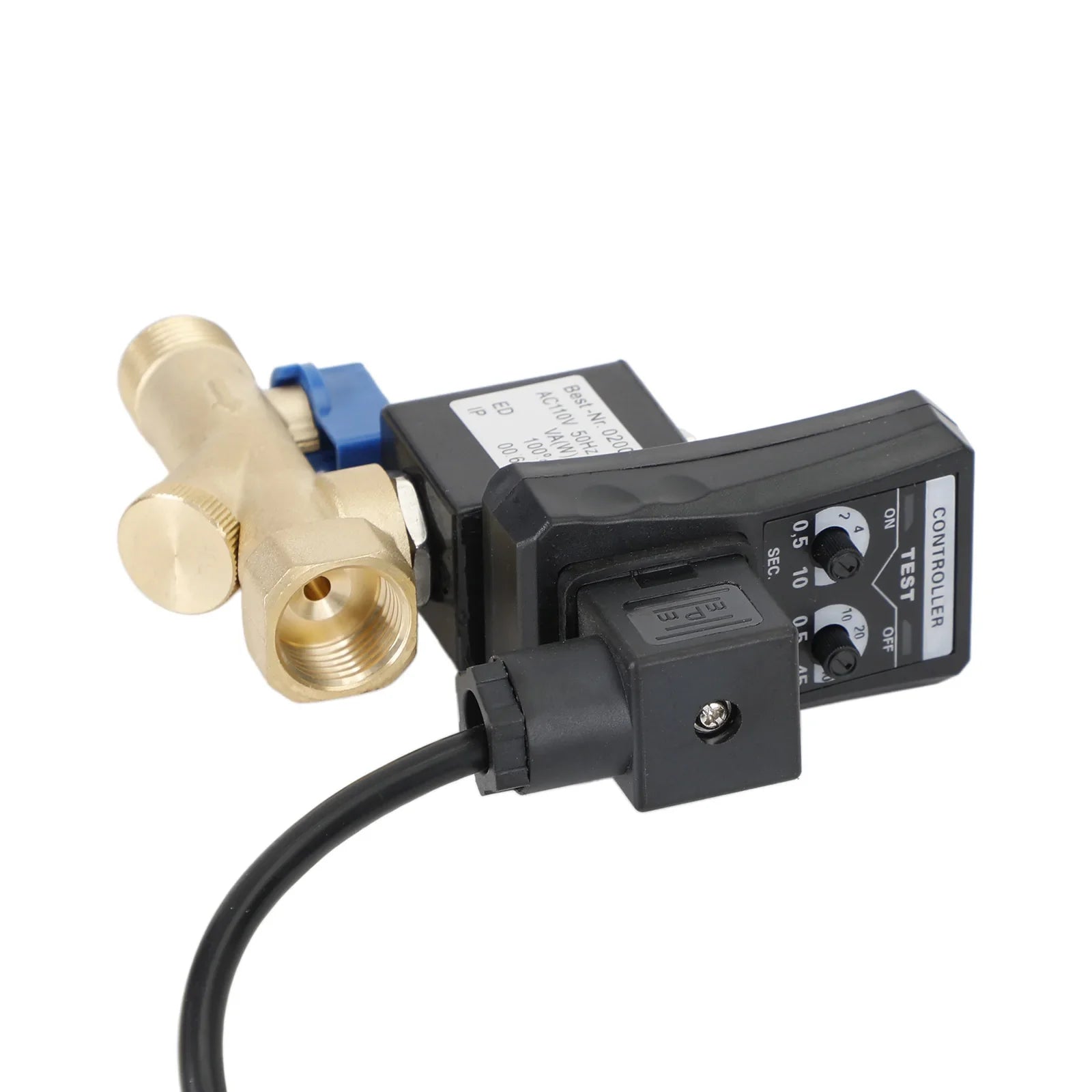 Compressore d'aria temporizzato elettronico automatico AC110V Valvola di scarico automatico da 1/2".