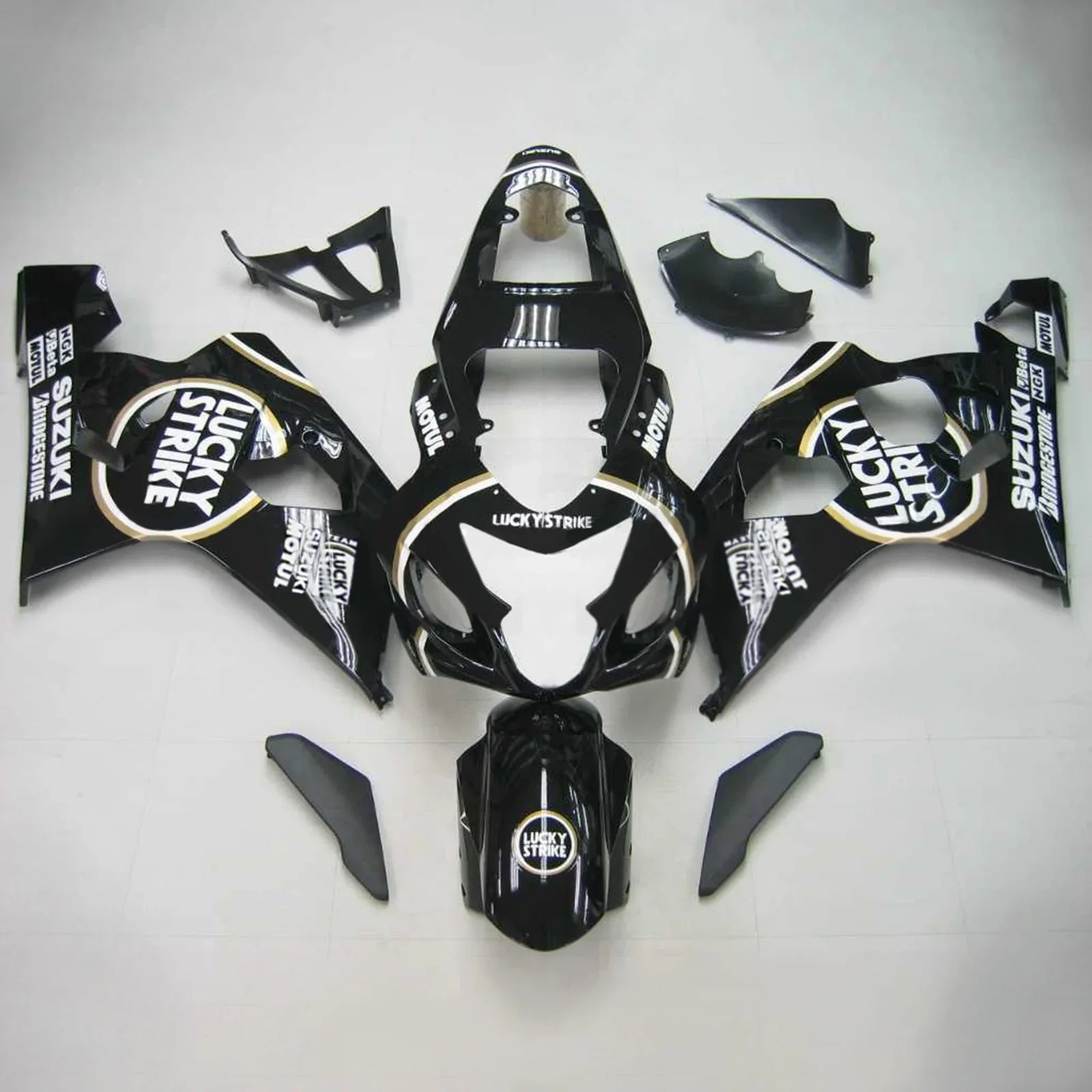 Amotopart Suzuki GSXR 600/750 2004-2005 Kit carena carrozzeria in plastica ABS