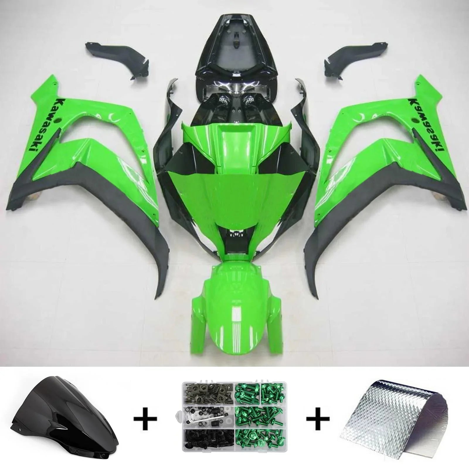 Amotopart Kawasaki ZX10R 2011-2015 ABS kunststof carrosseriekuipset