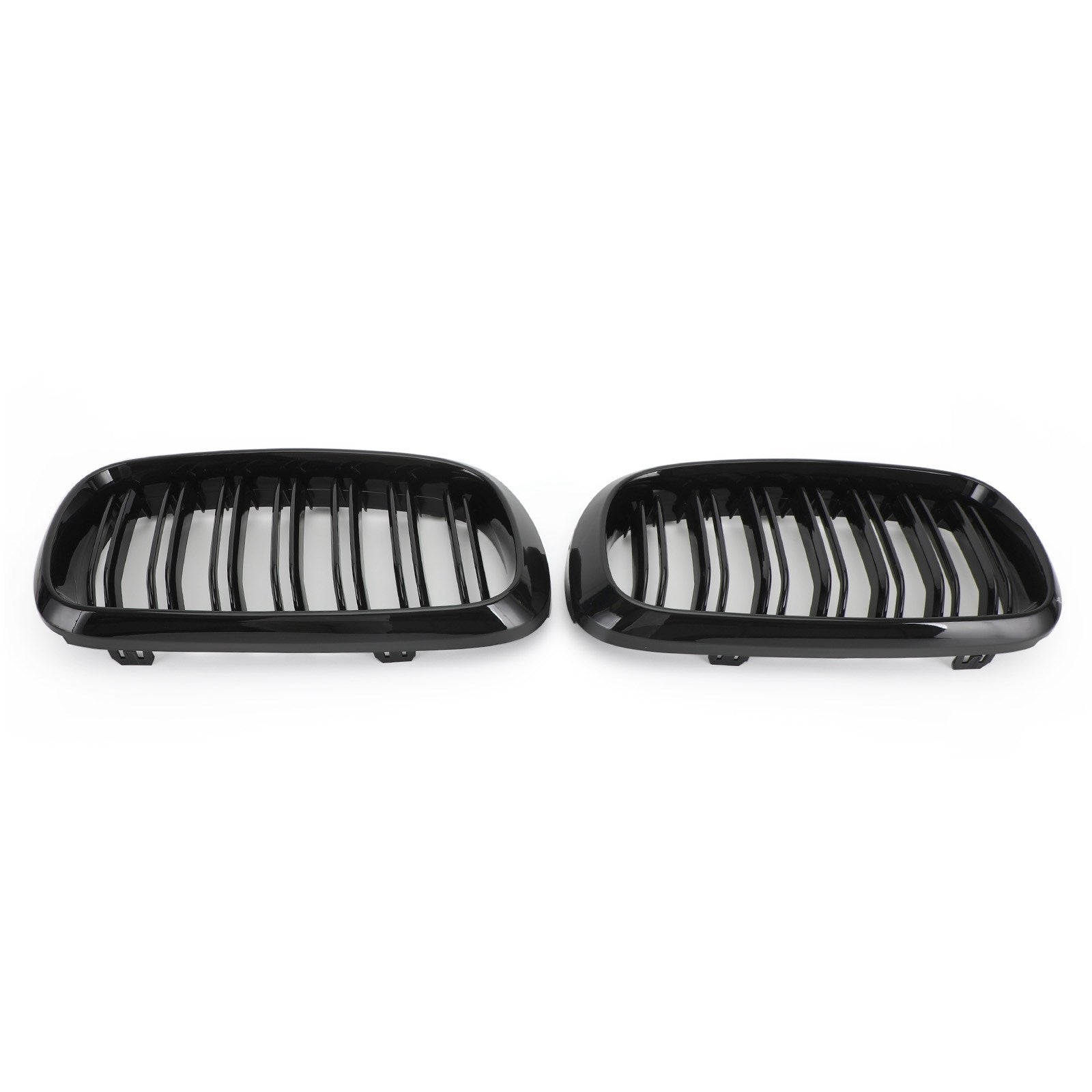 Glanzend Zwart Dubbel Grille voor BMW X5M F85 X6M F86 X5 F15 X6 F16 13-18 Generiek