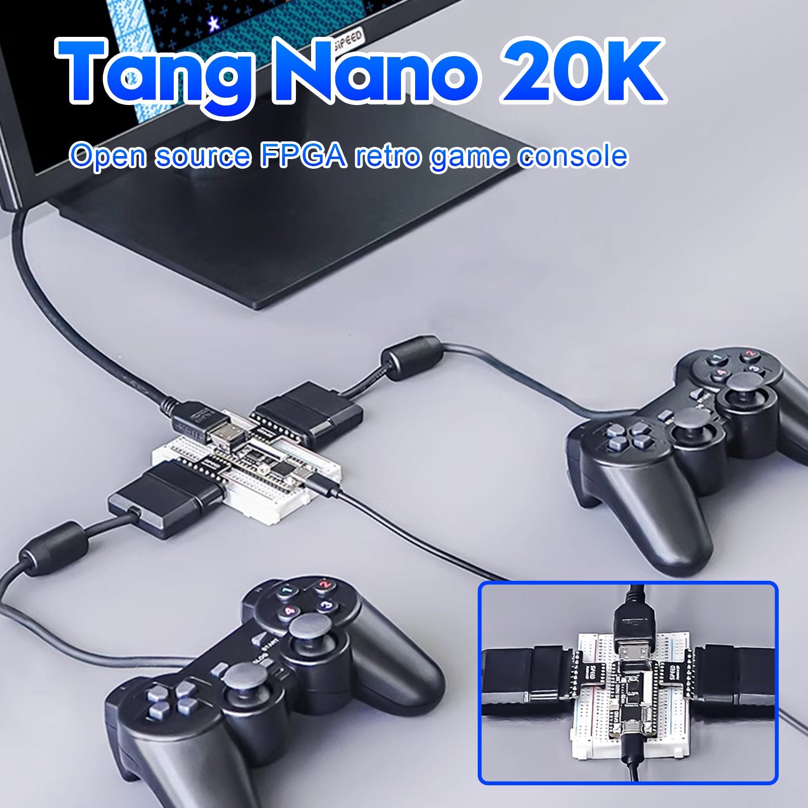 Sipeed Tang Nano 20K Tarjeta de desarrollo de código abierto FPGA Juego retro con altavoz