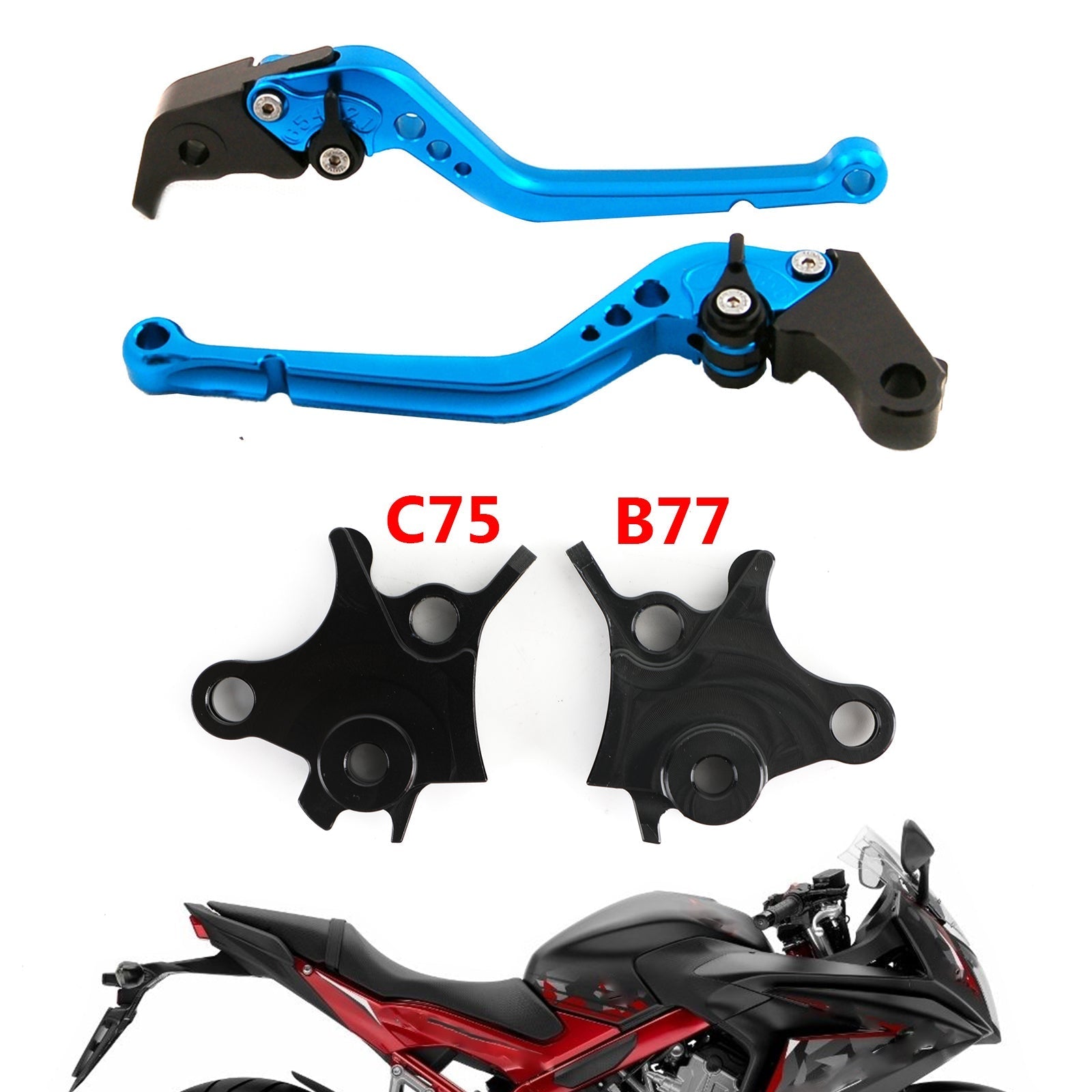 Leva del freno frizione regolabile per BMW R1200GS AVVENTRE (LC) 2014-2018 Generico