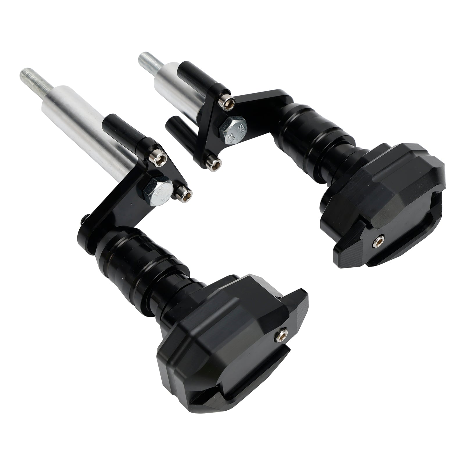 Kawasaki Ninja 400 Z400 2018-2023 Slider protezione bobina alluminio nero