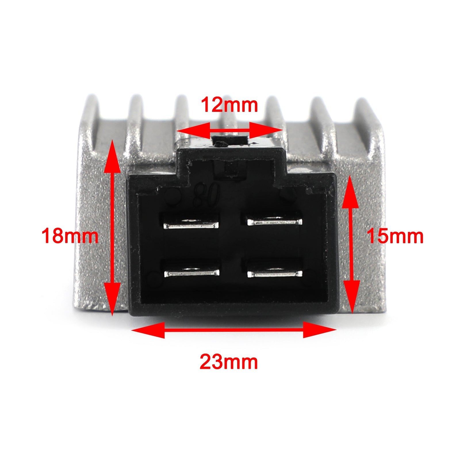 Scooterspanningsregelaar gelijkrichter 4-pins 12V voor generieke SunL TaoTao Roketa Coolster