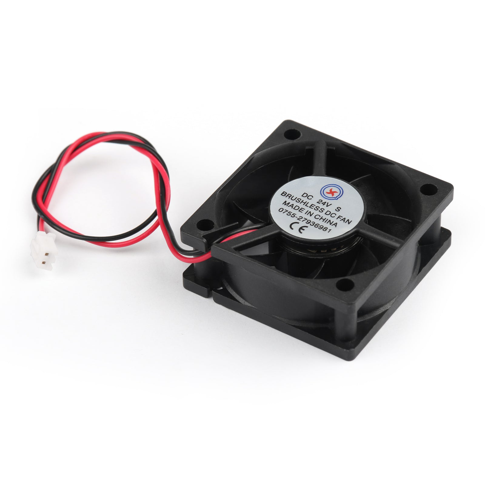 4kpl DC harjaton jäähdytys PC-tietokoneen tuuletin 24V 5020s 50x50x20mm 2 pin johto