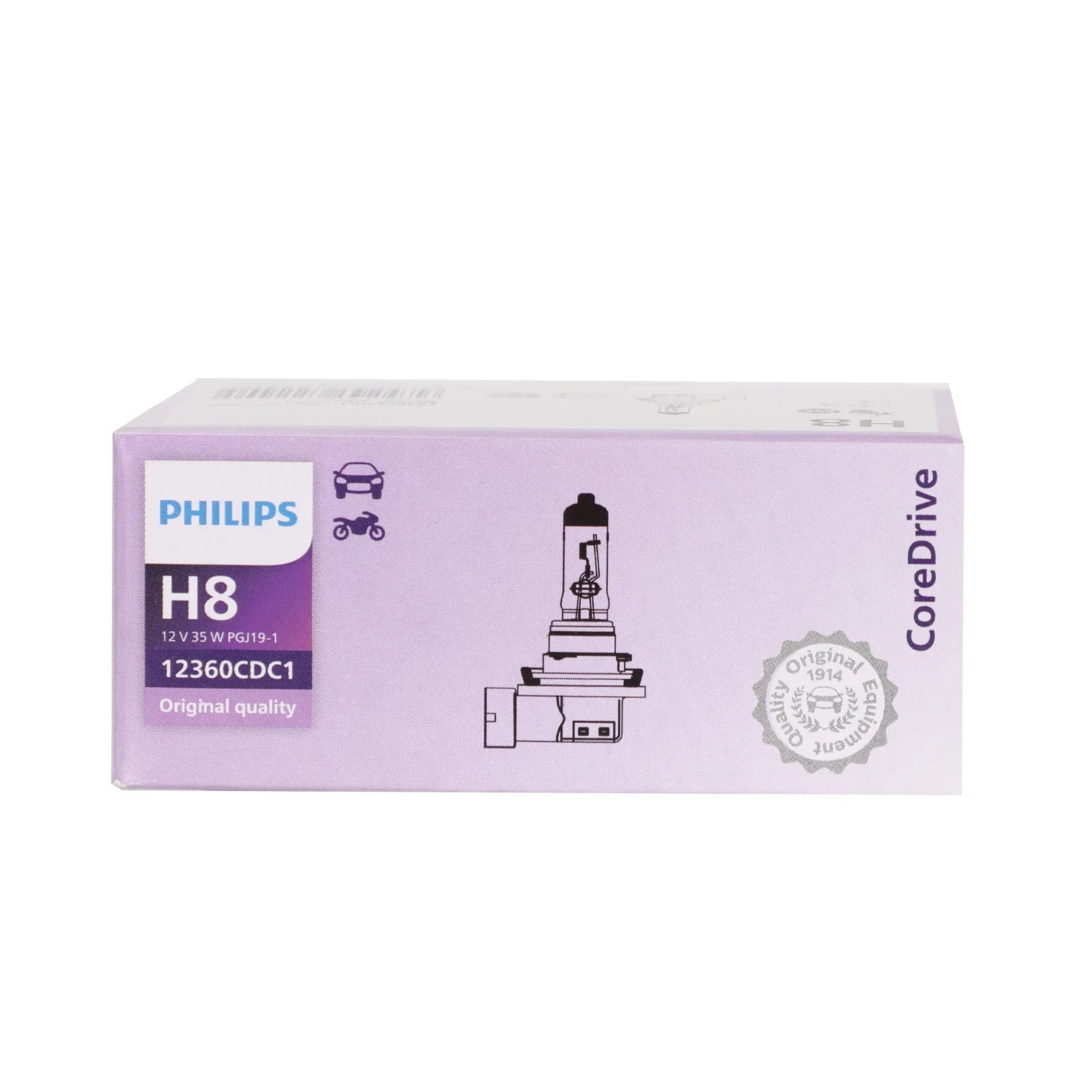 H8 Dla Philips CoreDrive Halogenowa mgła 12360CDC1 12V 35W PGJ91-1 Generic