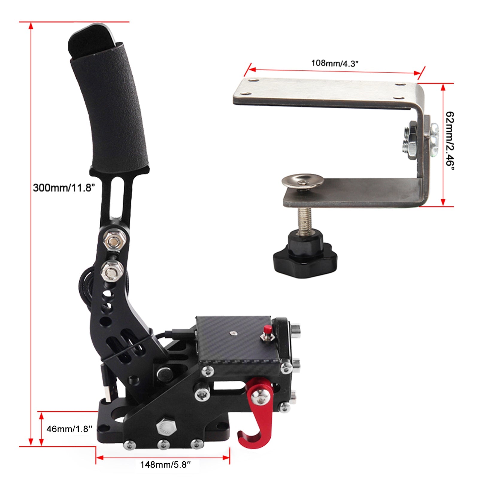 Kits de frein à main USB SIM X1 14 bits pour jeux de course, support de volant G920