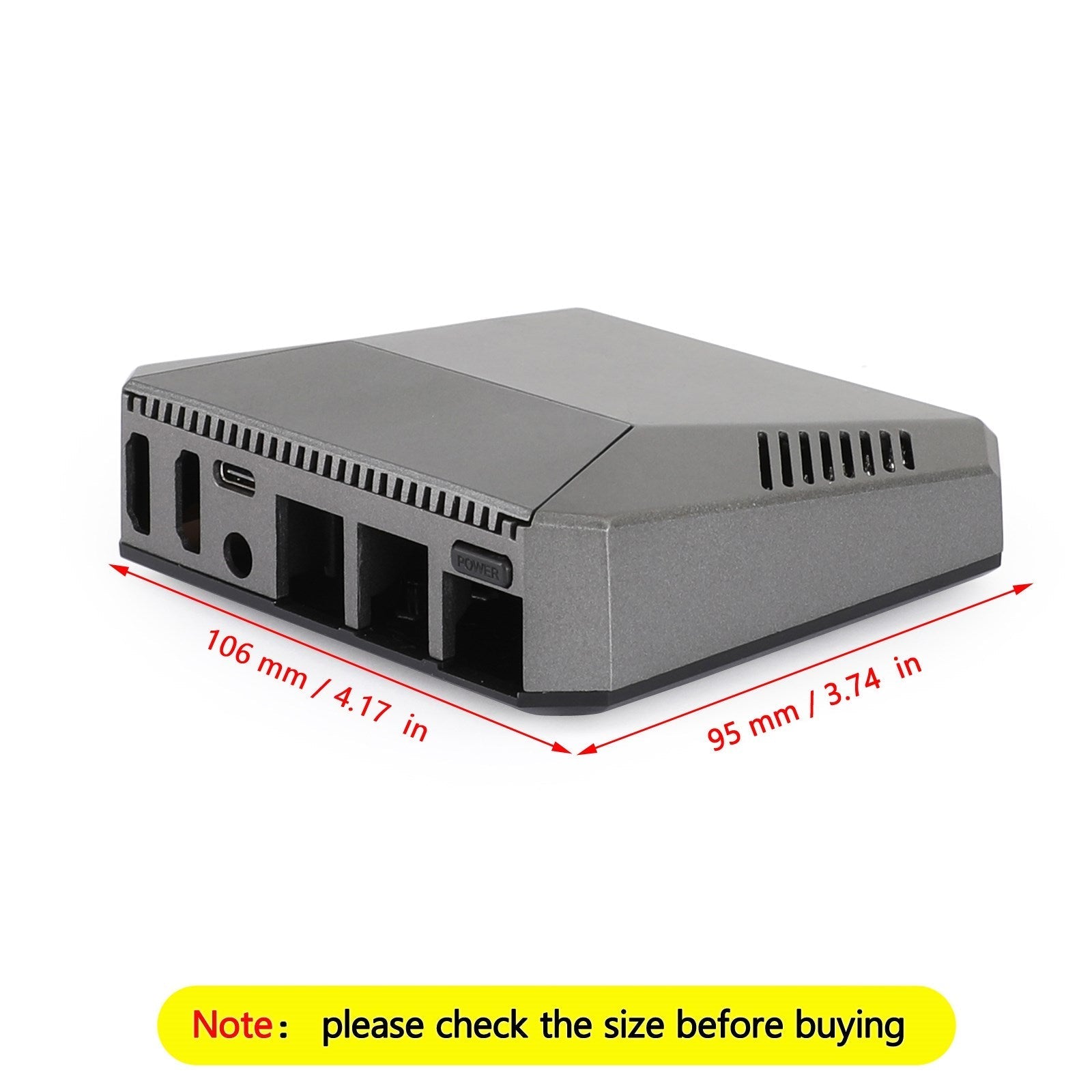 2021 Aluminium behuizing voor Raspberry Pi 4 met beveiligde aan/uit-knop voor Argon One