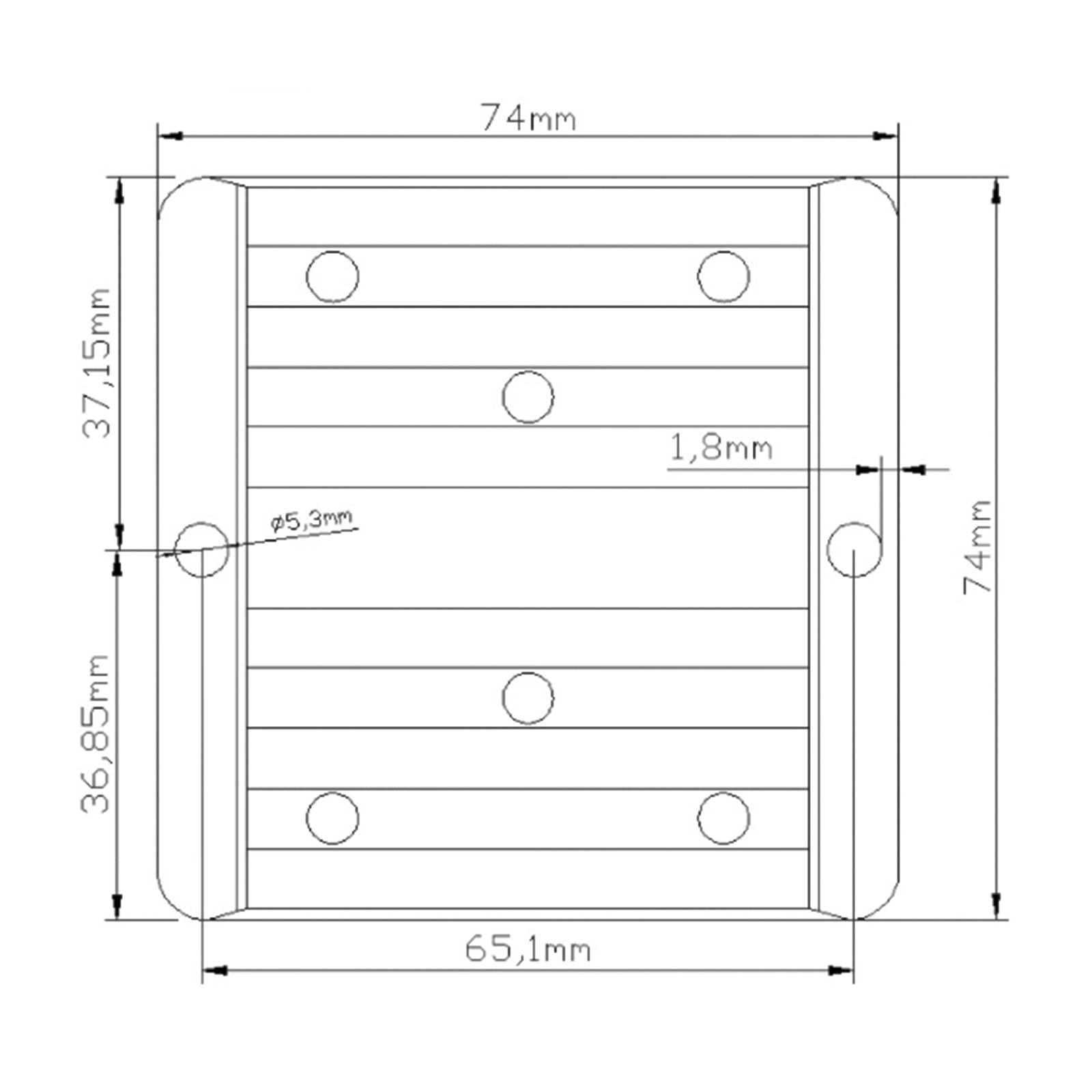 DC-DC 12/24 V-36 V 6A 216 W régulateur de convertisseur d'alimentation de voiture étanche