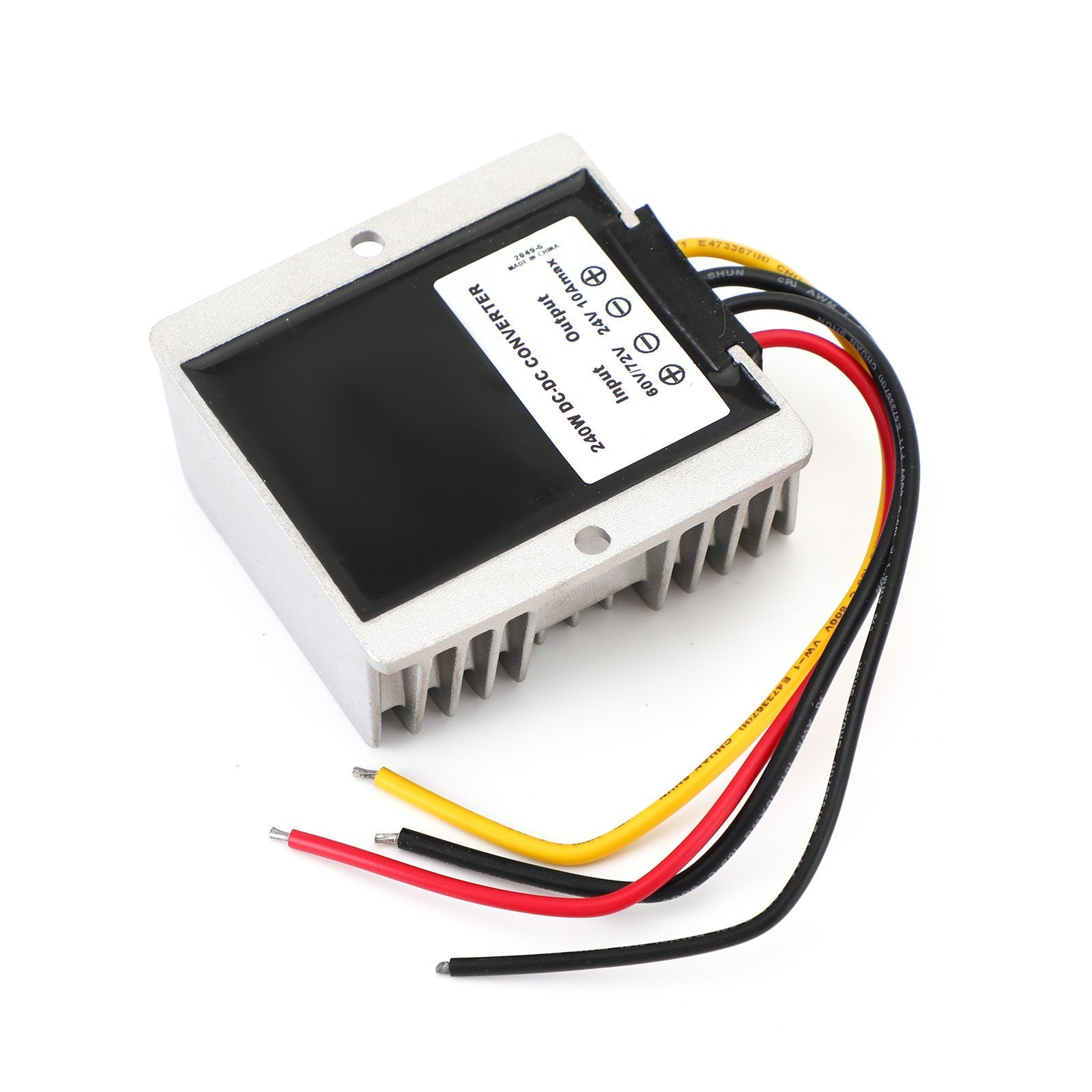 Regulador convertidor de potencia CC/CC reductor impermeable de 60 V a 24 V 10 A