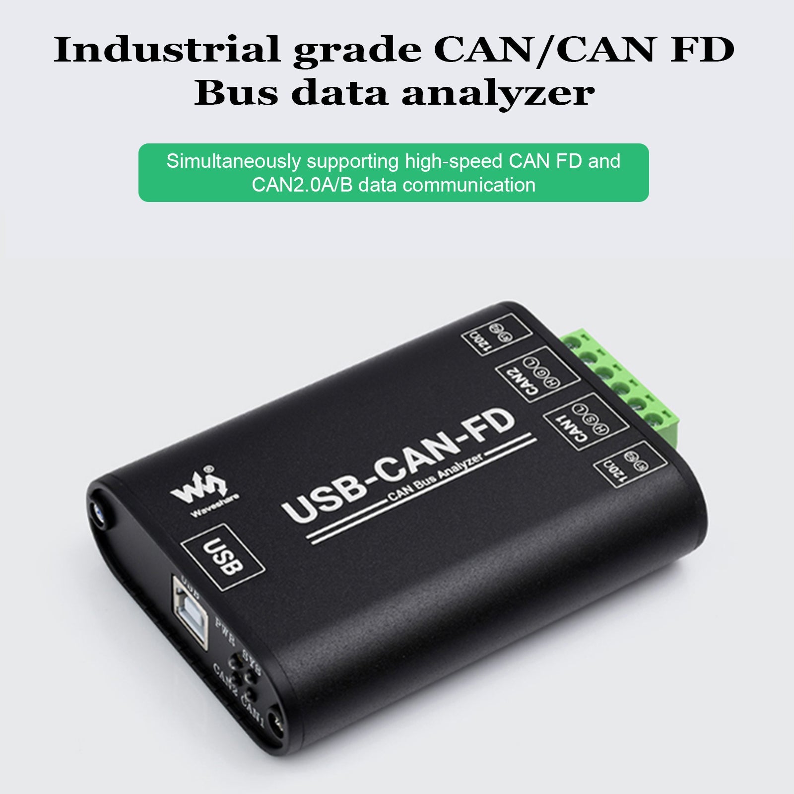 Convertisseur d'interface USB vers CAN FD, module de communication d'isolation électrique