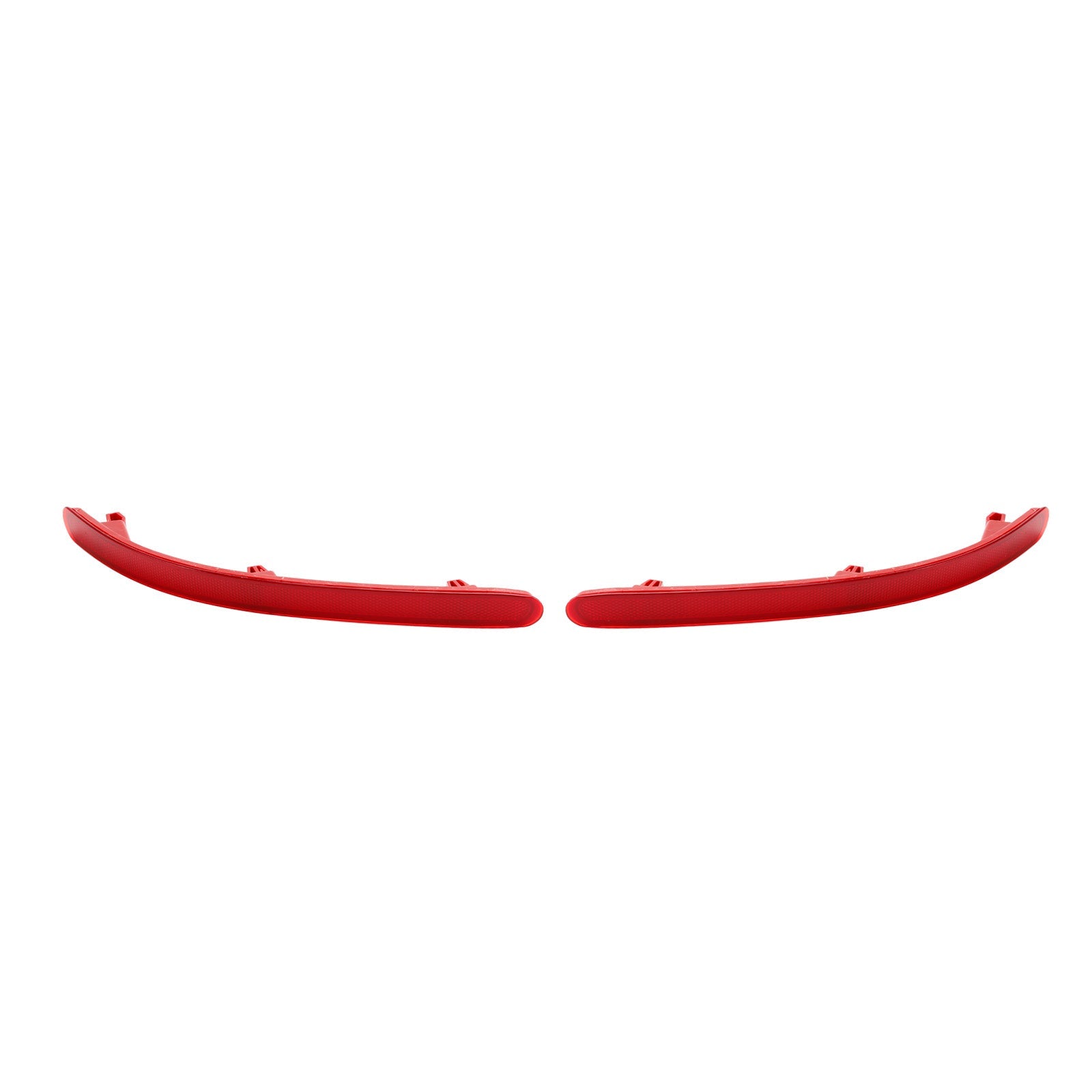 VW Touareg 7L 2002-2010 L+R paar achterbumperreflectoren met rode lens zonder licht