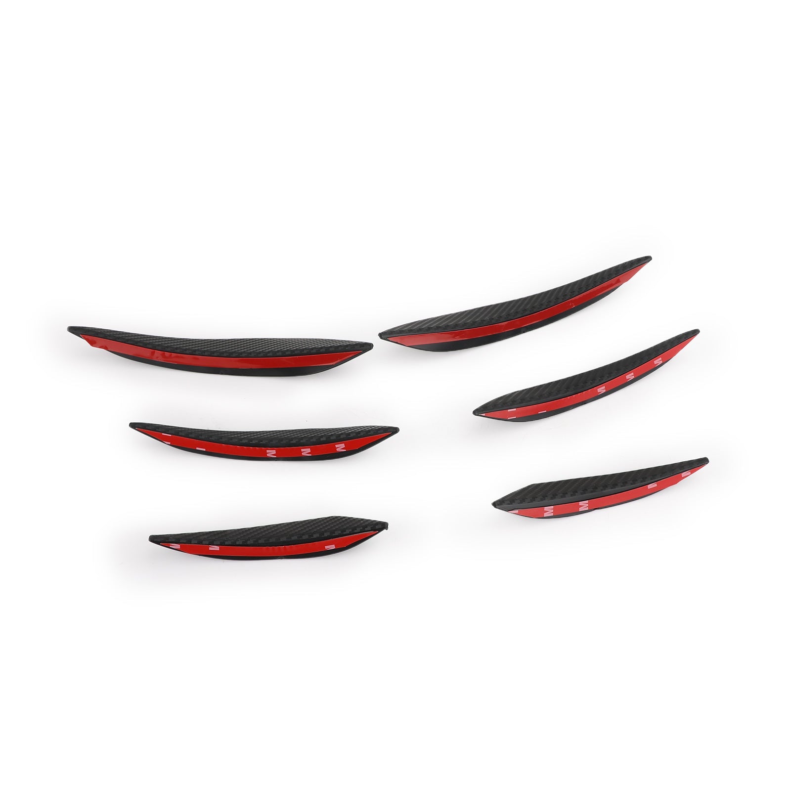 6pcs Universal Car/Auto Banper Front Boys Spoiler Ducks Rés generic