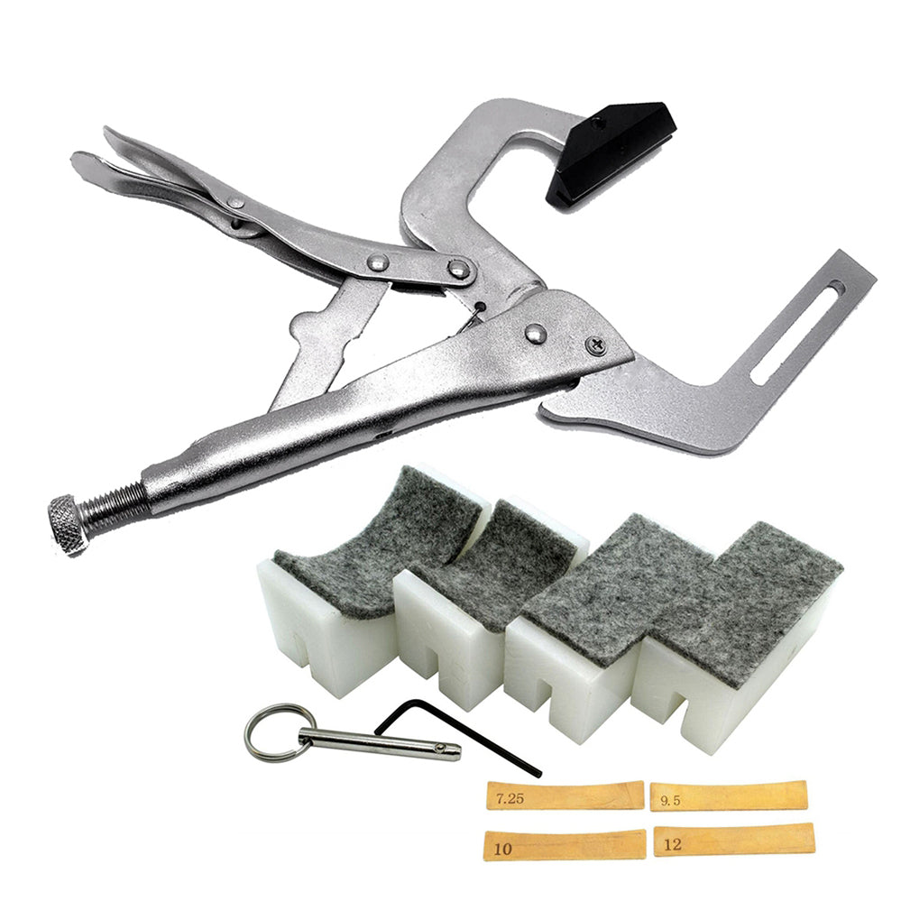 Pince de presse de frette de poche pour guitare avec 4 presses de cou rembourrées outil de réparation de guitare