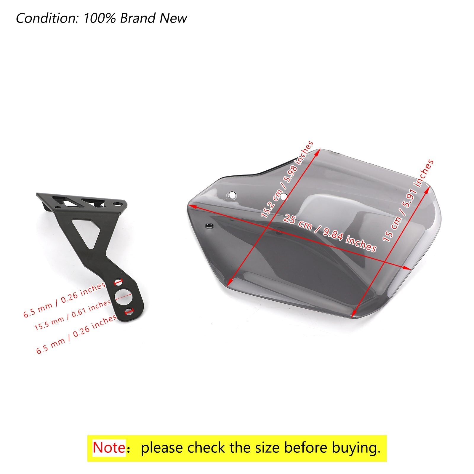 BMW K1600GT K1600GTL 2011-2016 Generic käsin vartioitu kädenhoitajansuoja