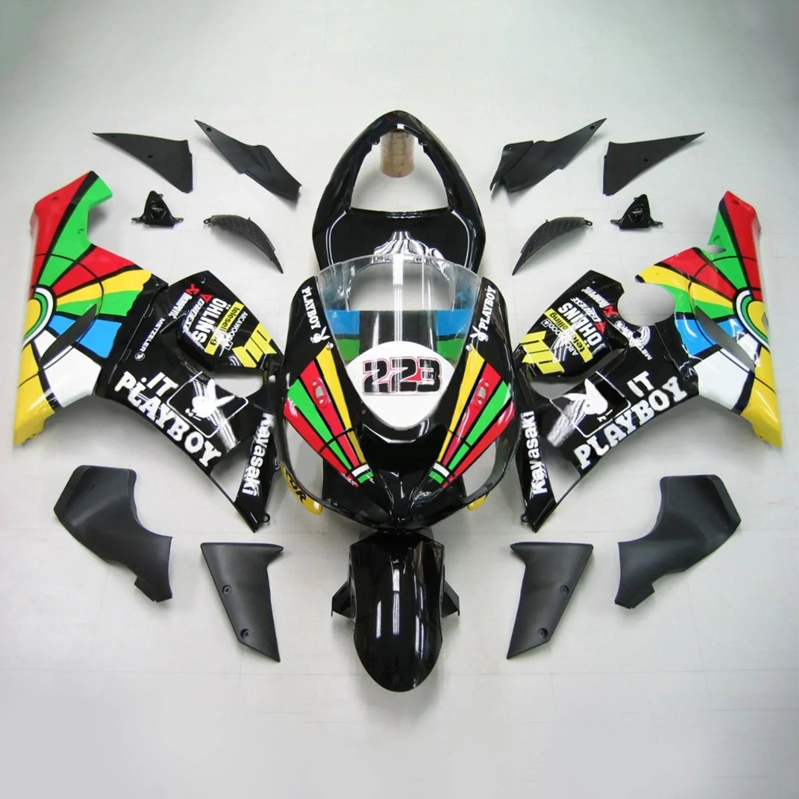 Zestaw owiewek Amotopart do Kawasaki ZX6R 636 2005-2006 Generic