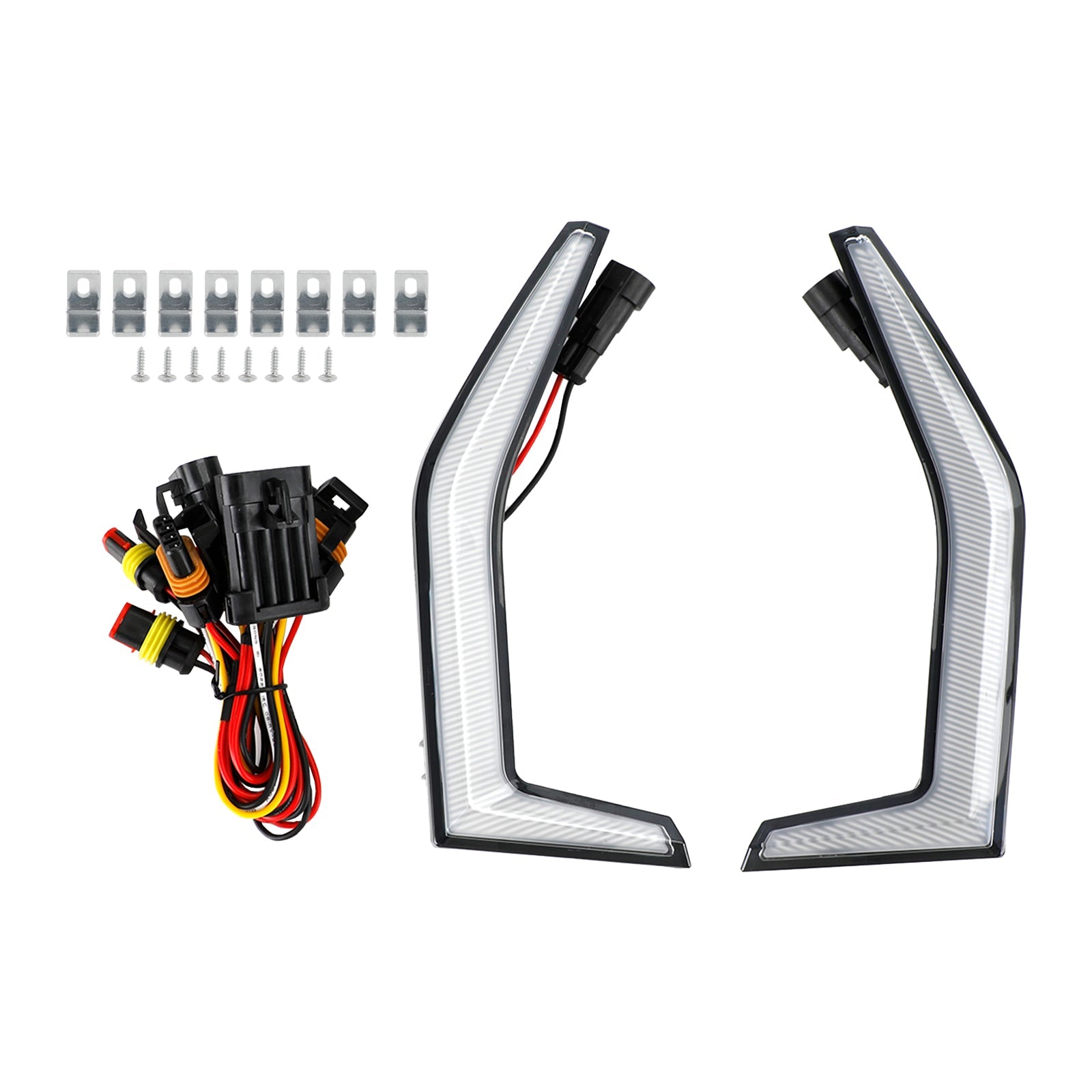 Kawasaki Teryx KRX 1000 2020-2023 Fang Accent Grill LED-lamput etuvalo