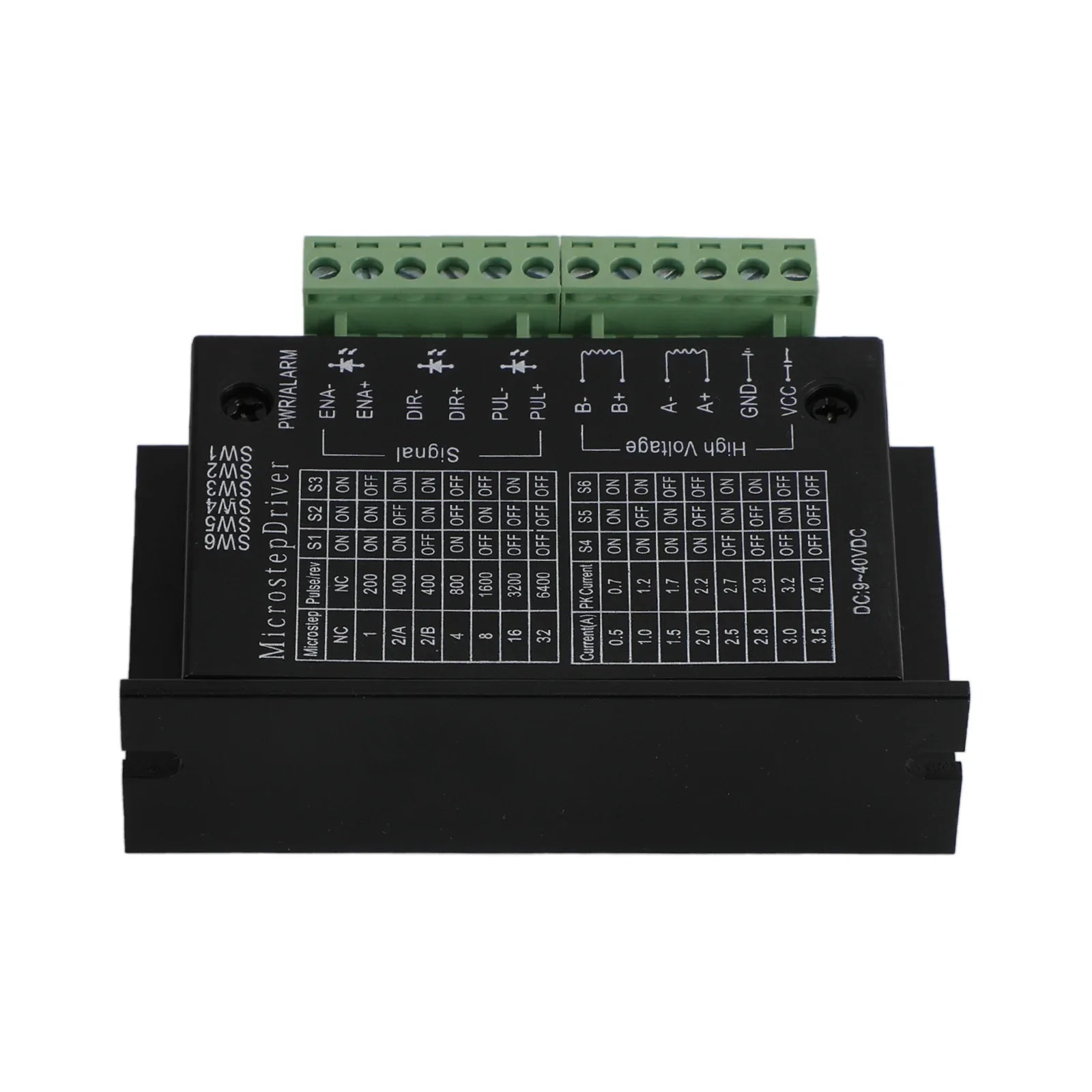 Controlador de motor paso a paso TB6600 4A DC9-40V para motor Nema 17 Nema 23 42/57/86