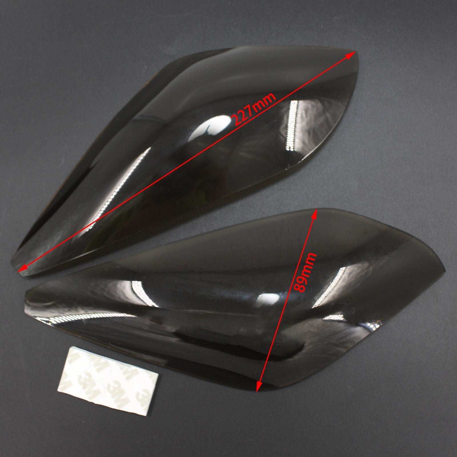 Protezione della lente del faro anteriore adatto a Yamaha MT-09 FJ 09 Tracer 16-18 ? Fumo generico