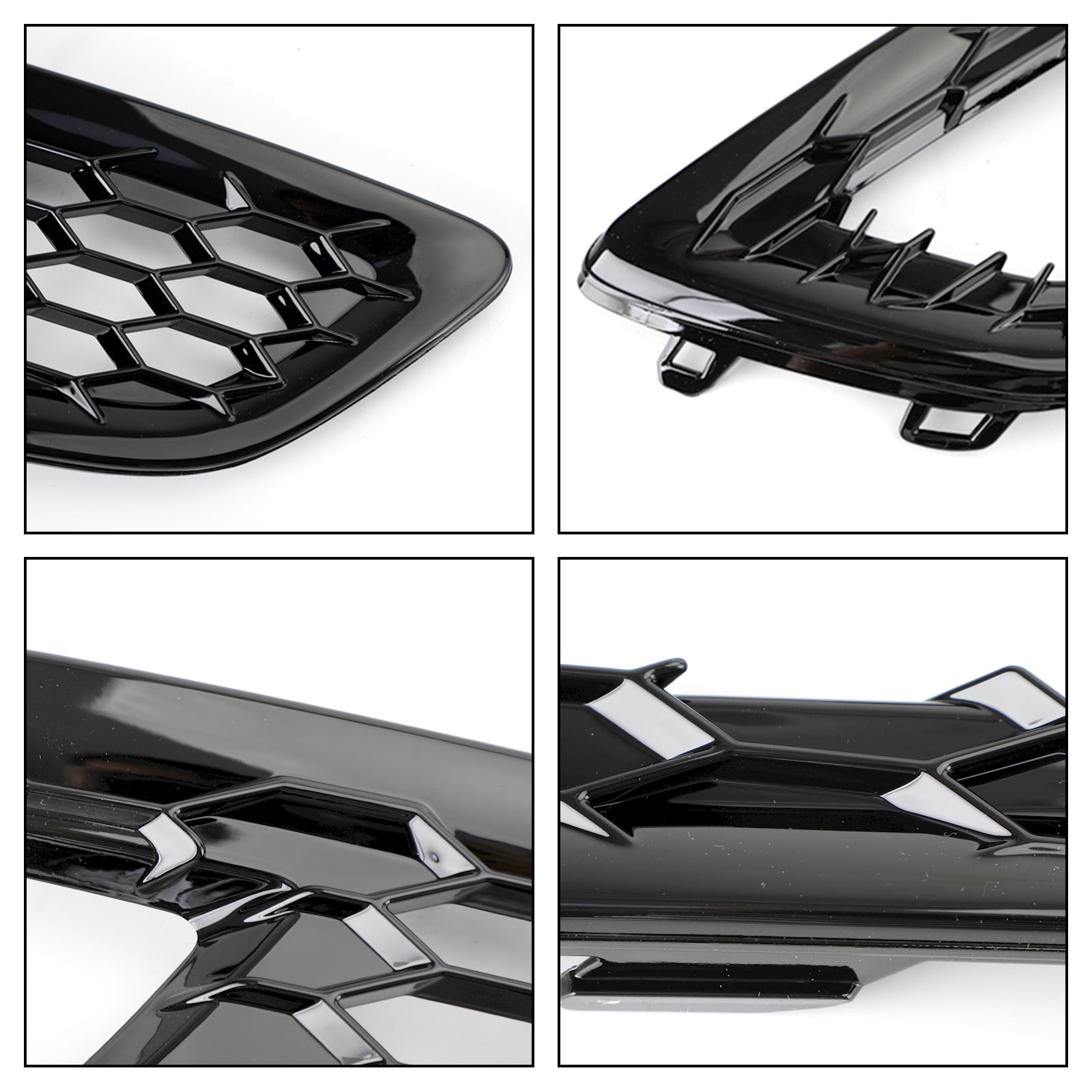 Ford Focus 2015-2017 paar voorbumper mistlamp lampafdekking bezelgrill