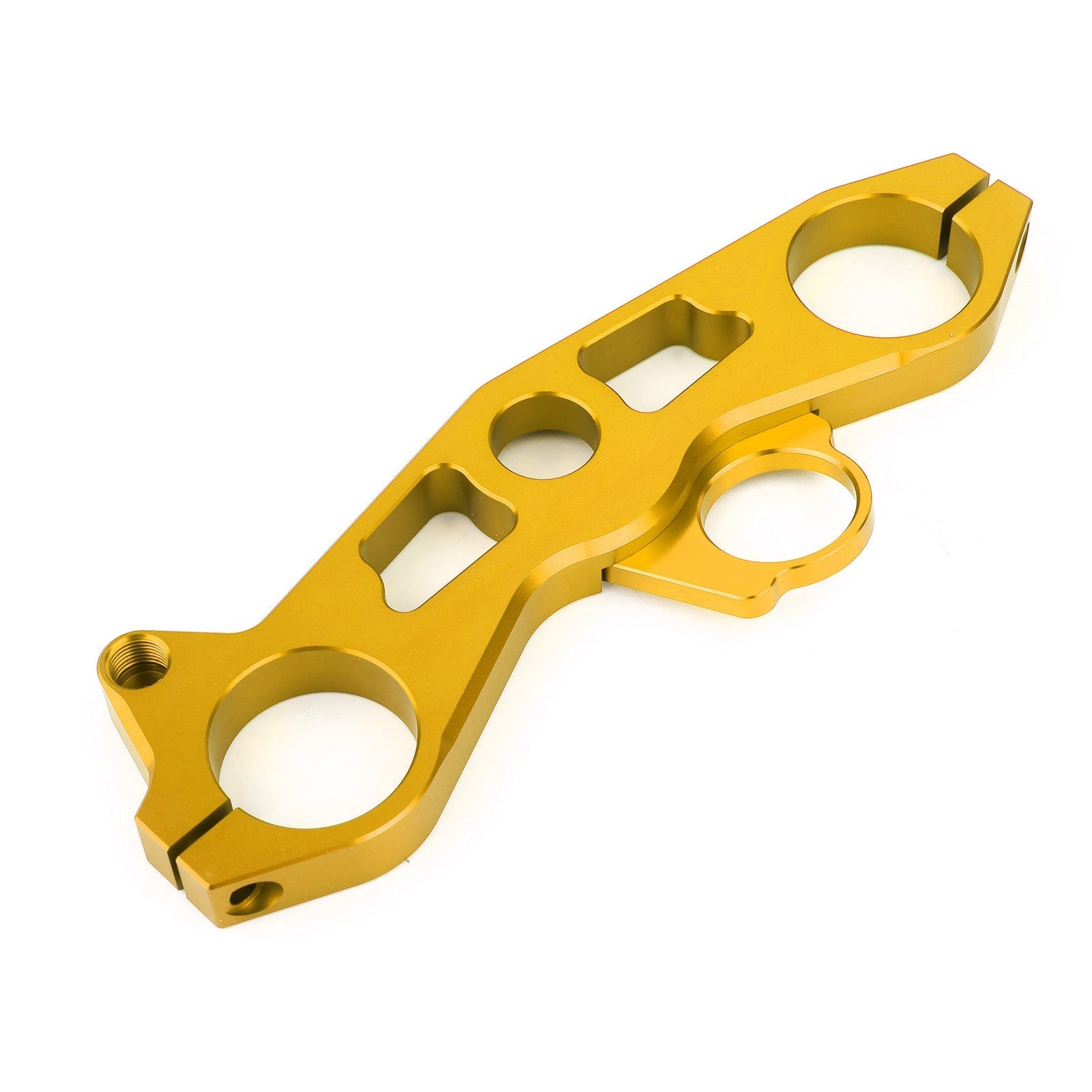 Abbassando la maglietta superiore per la forcella per Kawasaki Ninja ZX6R 09-12 Generico