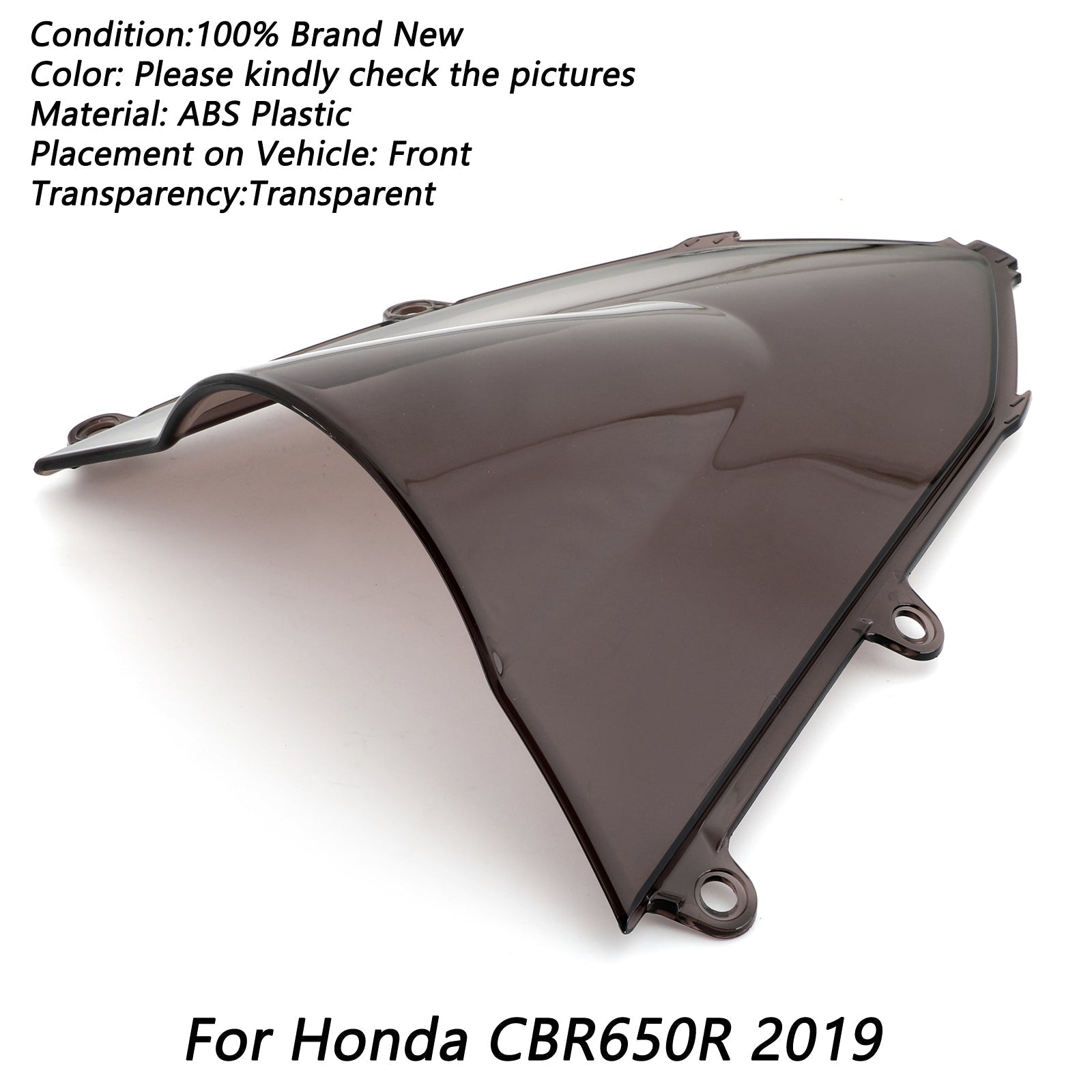 Parabrezza parabrezza per Honda CBR650R CBR 650 R 2019 Generico