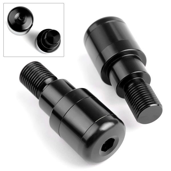 Embout de guidon de moto 7/8 "bouchons curseur billette pour Yamaha MT-07 MT-09 MT-10 générique