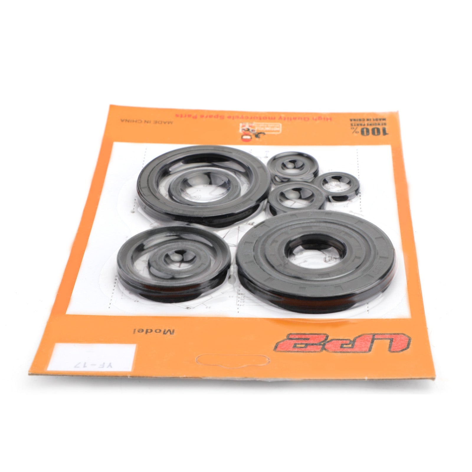 9-delige motoroliekeerringset voor Honda CRF450R CRF450 CRF 450 R 2009-2014 Generiek