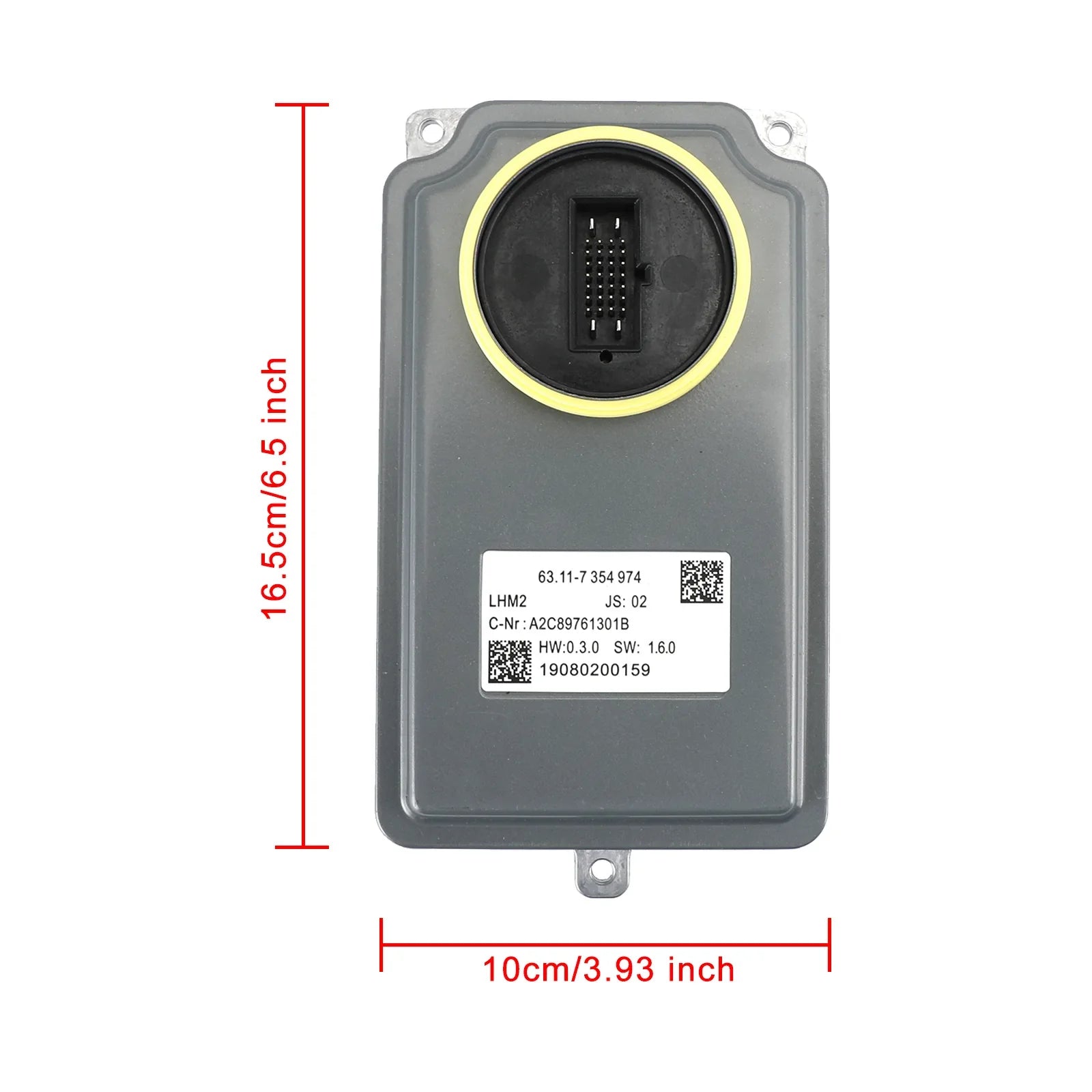 2012-2016 BMW M5 kuljettajan polttimon ohjausmoduuli 63117354974