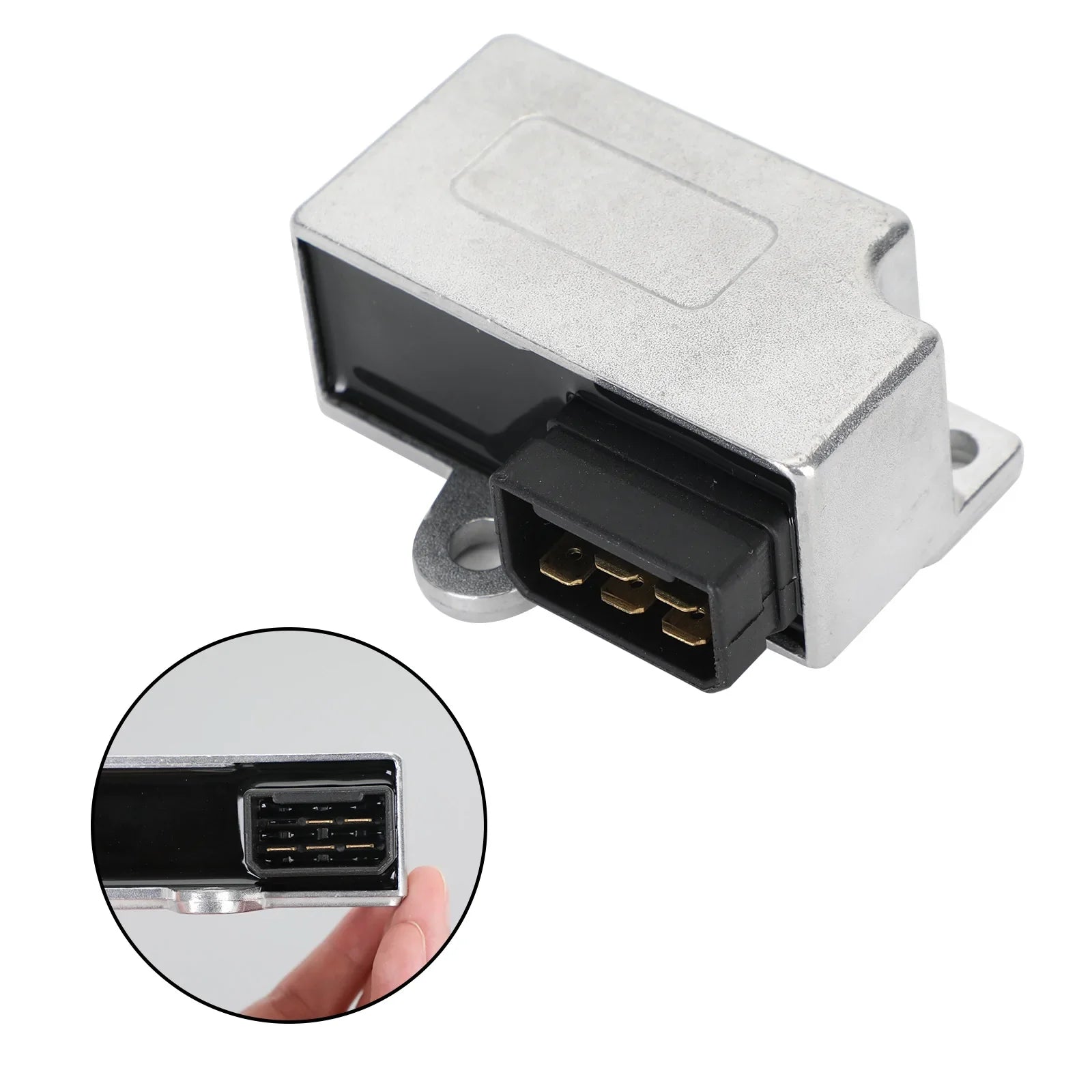 Iluminación de caja CDI para Moto Guzzi V35 350 V50 500 1977-1980 GU19721400 Generic