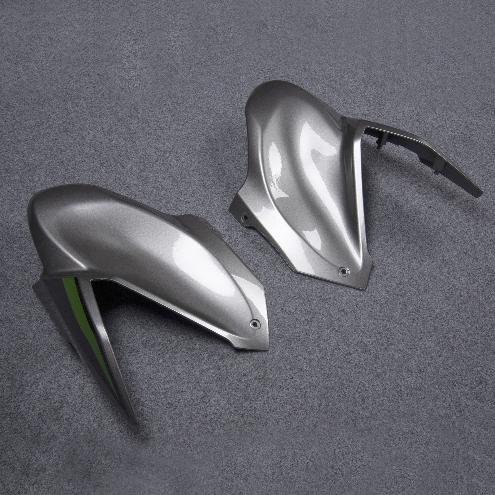 Amotopartin ulkokuori Kawasaki Z900 2017-2019 hopeanvihreä ruiskutetulla muovikorilla