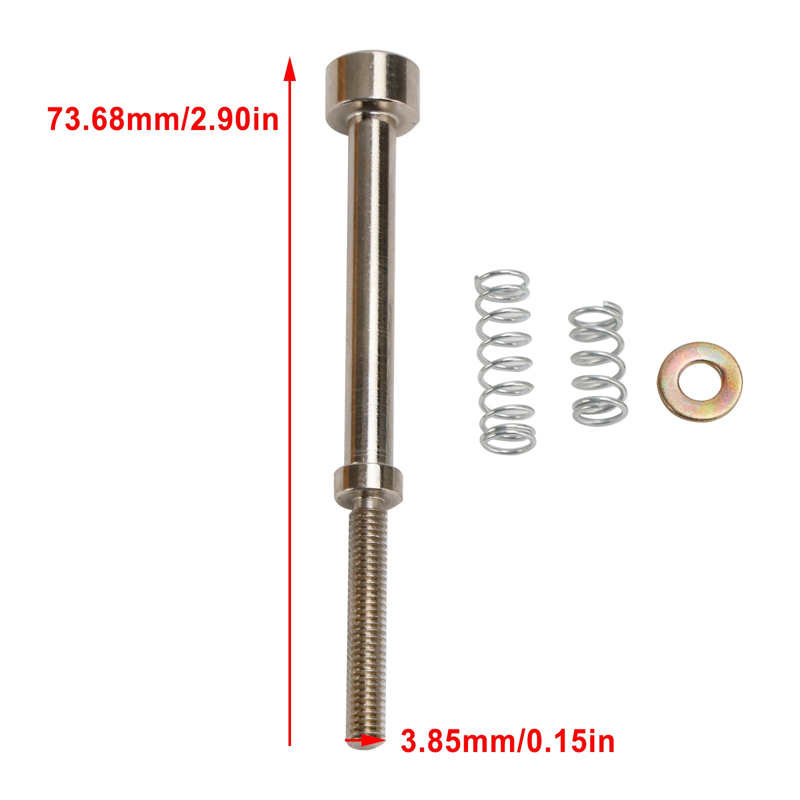 Kit de reconstrucción de carburador de 4 piezas, bujía de tornillo inactivo para Big Twin 90-06 27006-88
