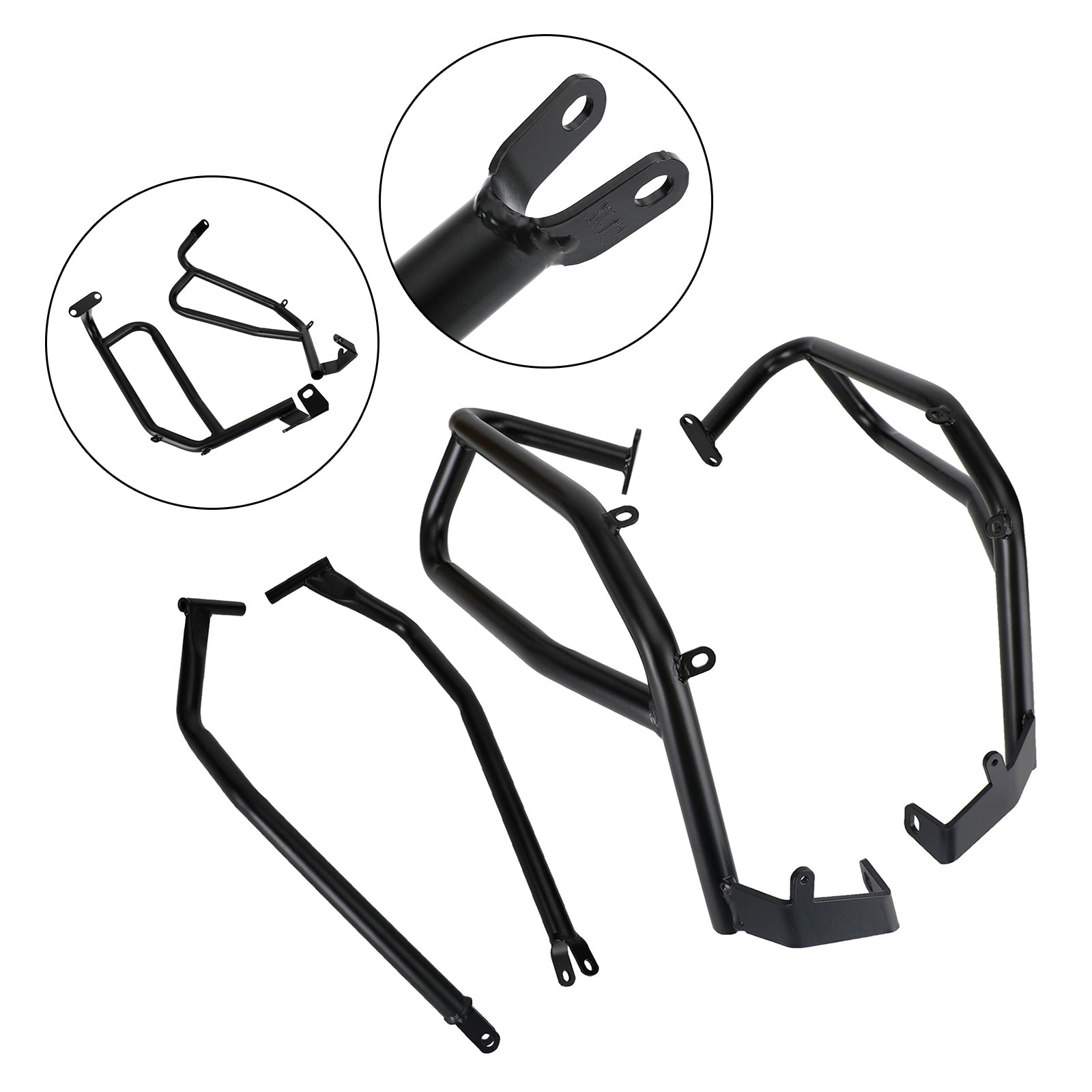 Honda Crf250 Rally 2017-2020 Protezione motore Barra di protezione superiore inferiore