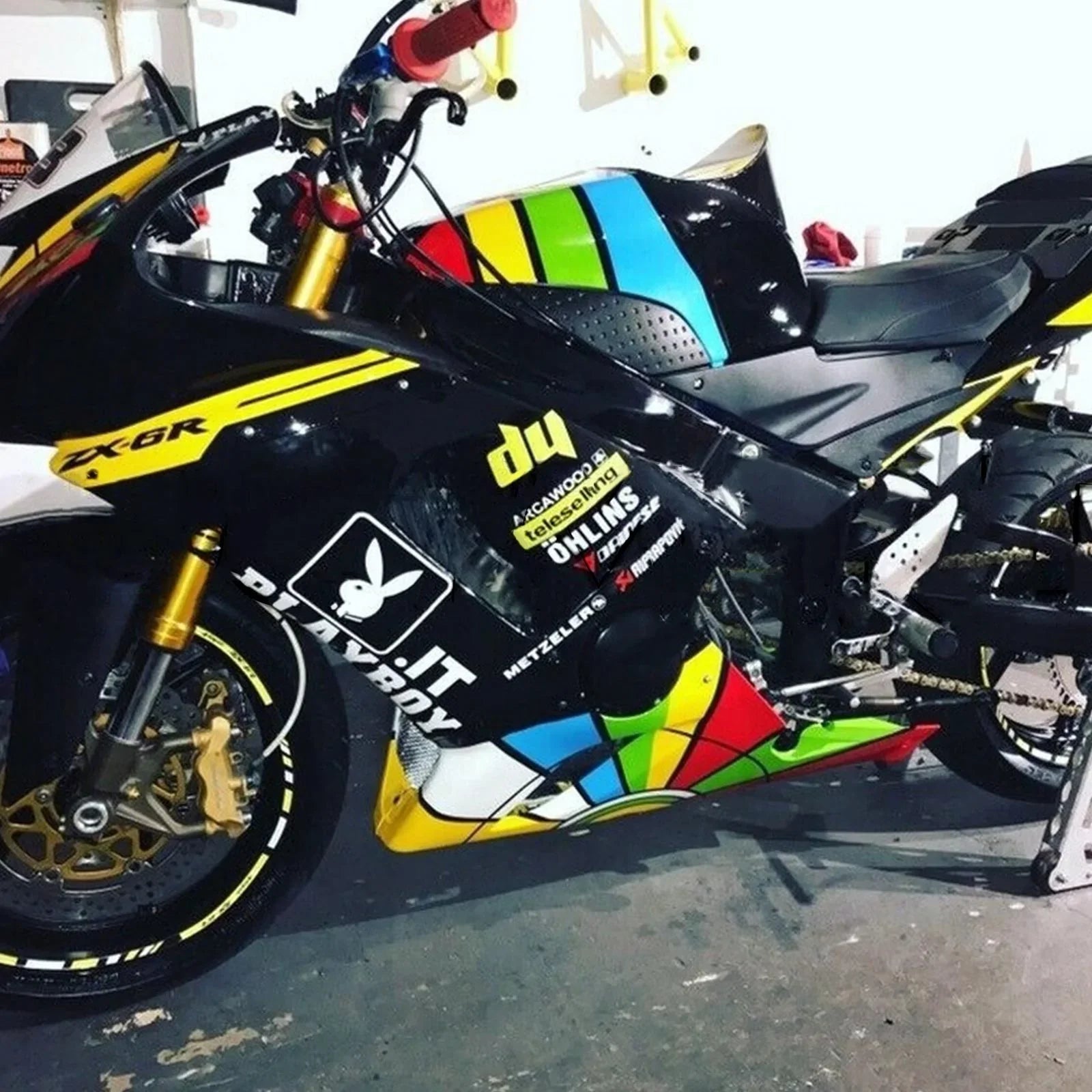 Amotopart kuipset voor Kawasaki ZX6R 636 2005-2006 Generiek