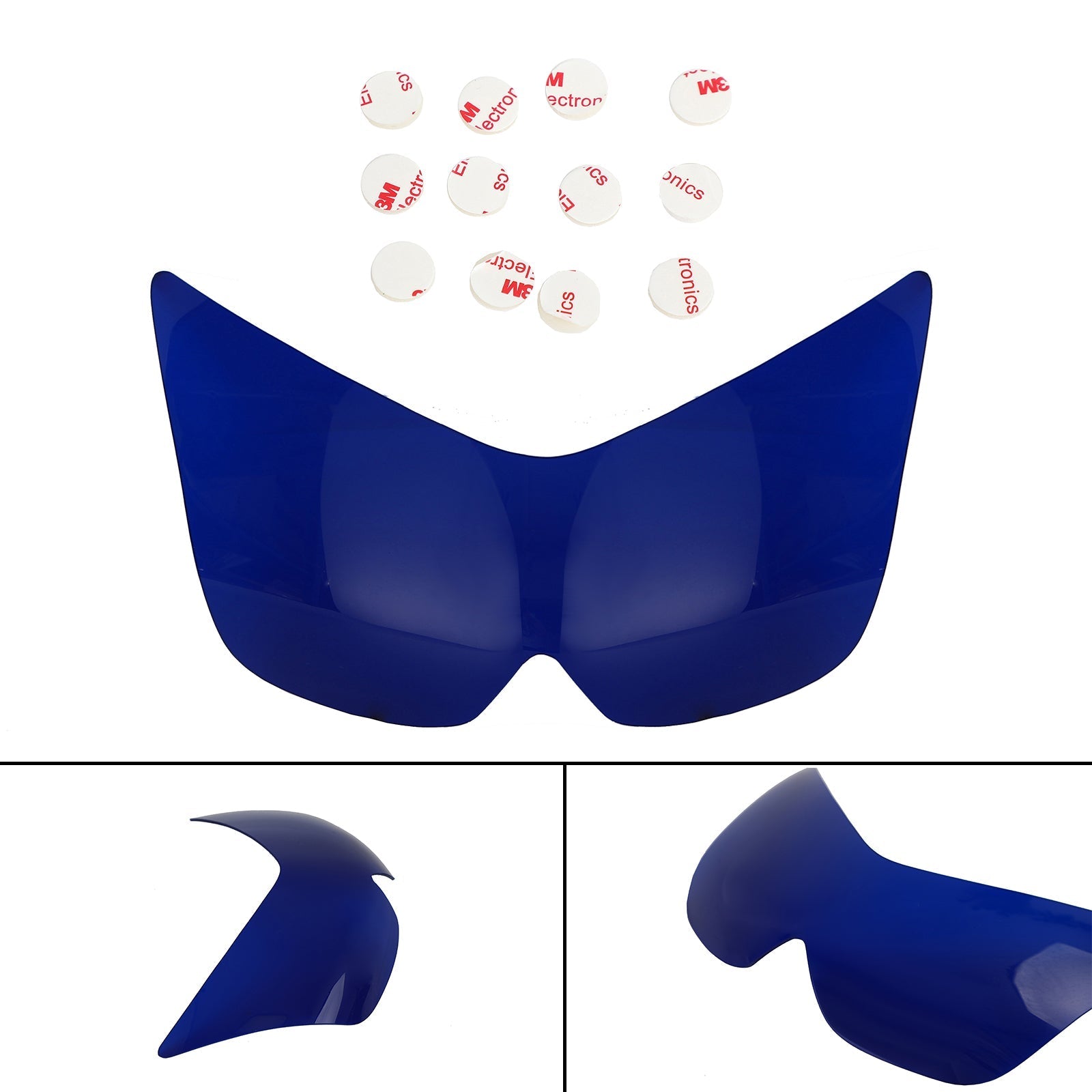 Ochronna pokrywka przednich soczewek reflektorów dla Kawasaki Ninja Z1000 03-06 Blue Generic