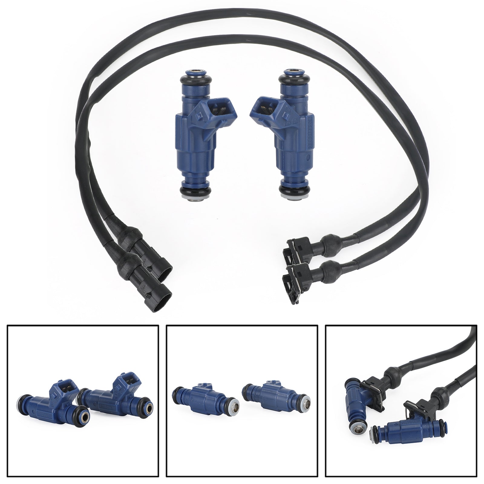 2 inyectores de combustible 1202863 para Polaris RZR Sportsman Ranger EFI 700 800 05-14 genérico